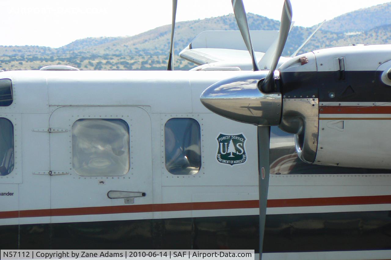 N57112, 1975 Rockwell International 690A Turbo Commander C/N 11263, At Santa Fe Municipal Airport - Santa Fe, NM