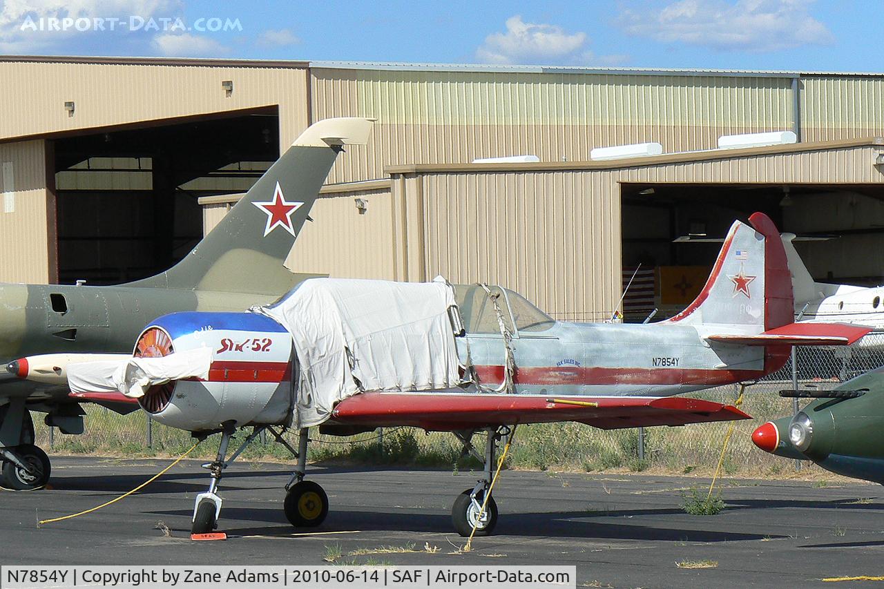 N7854Y, 1981 Yakovlev Yak-52 C/N 811414, At Santa Fe Municipal Airport - Santa Fe, NM