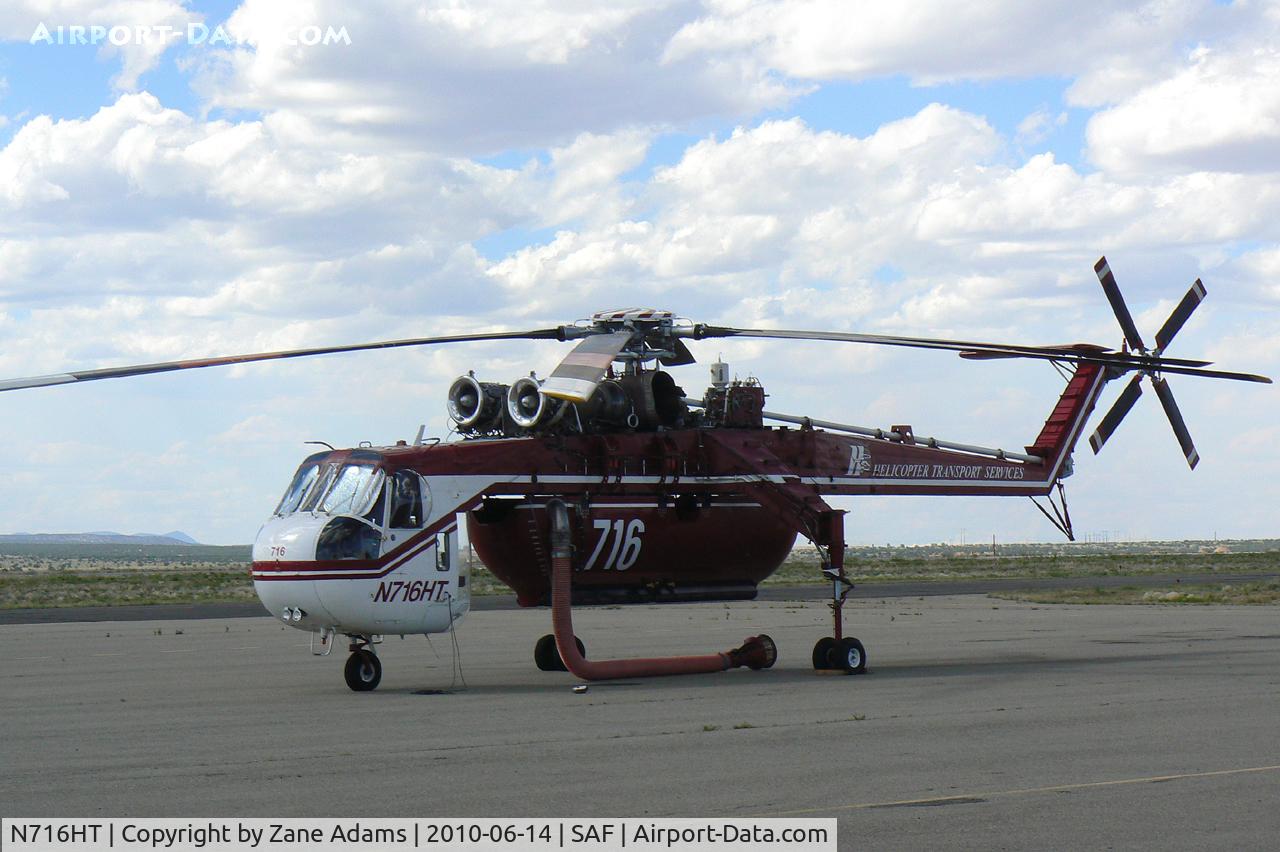 N716HT, 1969 Sikorsky CH-54B Tarhe C/N 64-092, At Santa Fe Municipal Airport - Santa Fe, NM