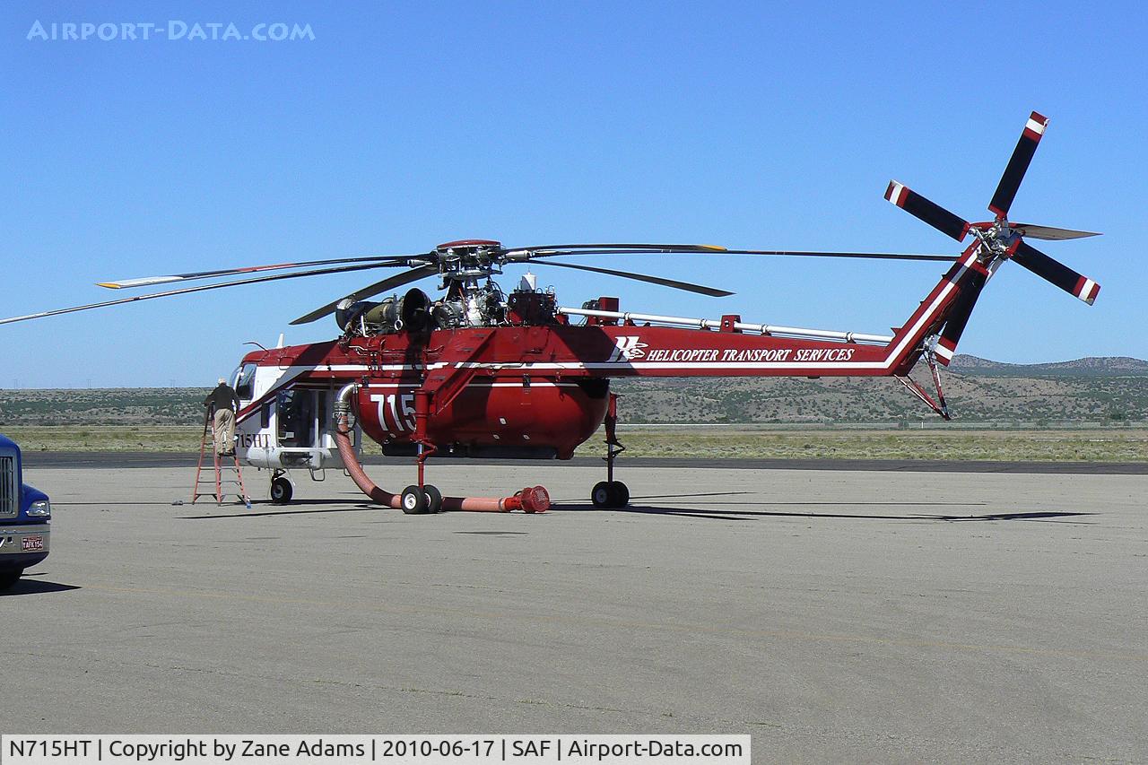 N715HT, 1969 Sikorsky CH-54B Tarhe C/N 64.077, At Santa Fe Municipal Airport - Santa Fe, NM