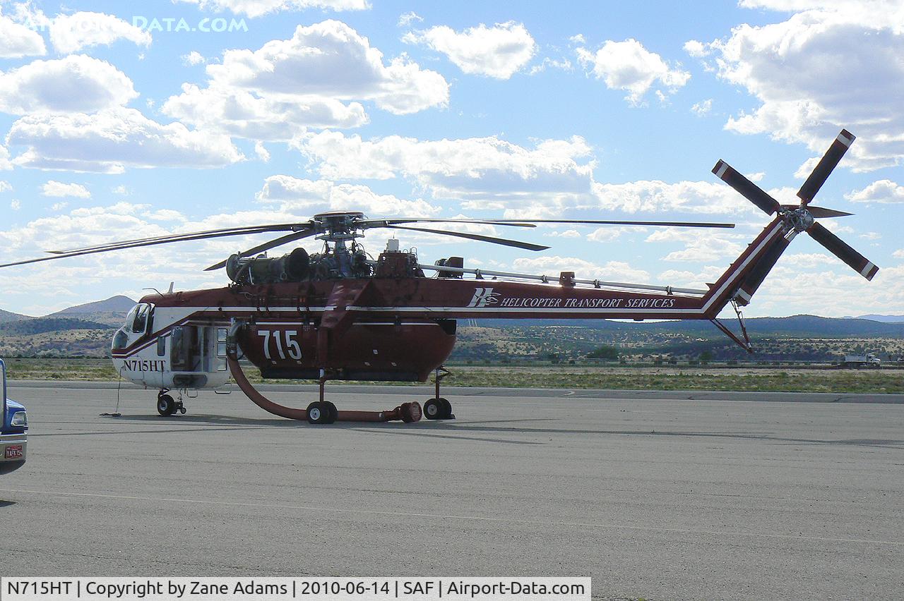 N715HT, 1969 Sikorsky CH-54B Tarhe C/N 64.077, At Santa Fe Municipal Airport - Santa Fe, NM