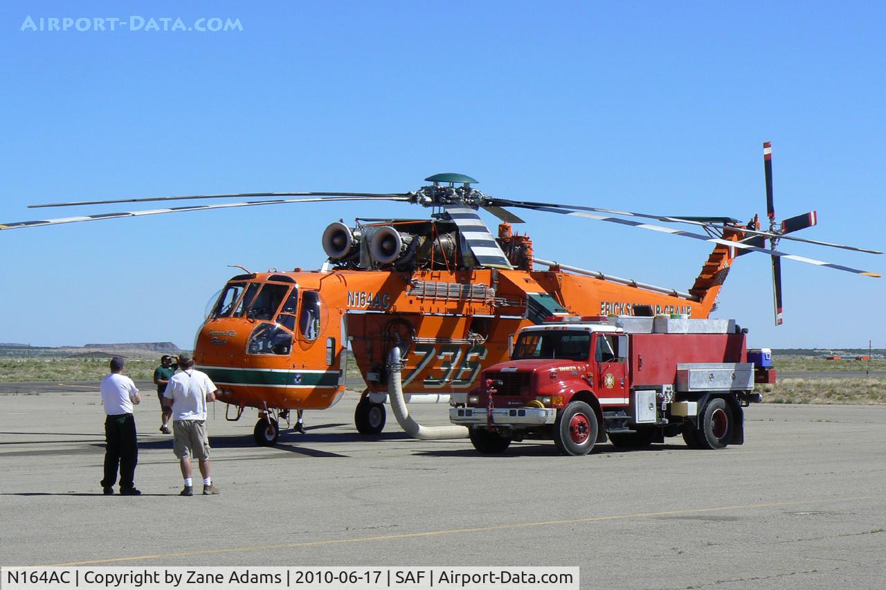 N164AC, 1968 Sikorsky S-64E C/N 64034D, At Santa Fe Municipal Airport - Santa Fe, NM