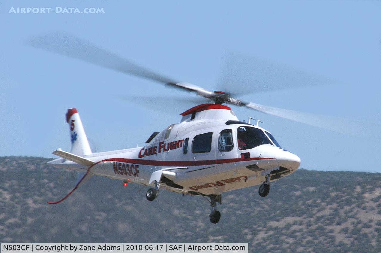 N503CF, Agusta A-109E C/N 11506, At Santa Fe Municipal Airport - Santa Fe, NM