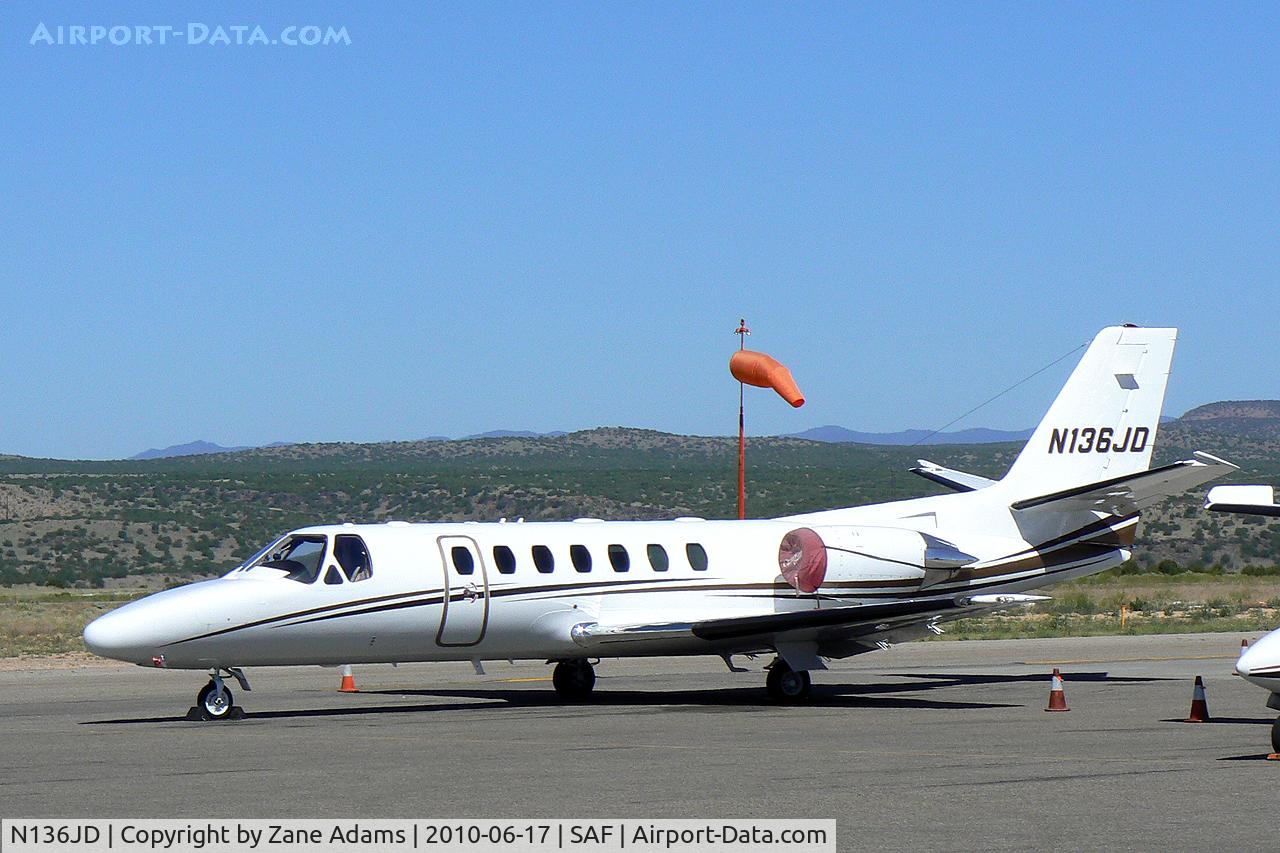 N136JD, 1995 Cessna 560 Citation Ultra C/N 560-0293, At Santa Fe Municipal Airport - Santa Fe, NM