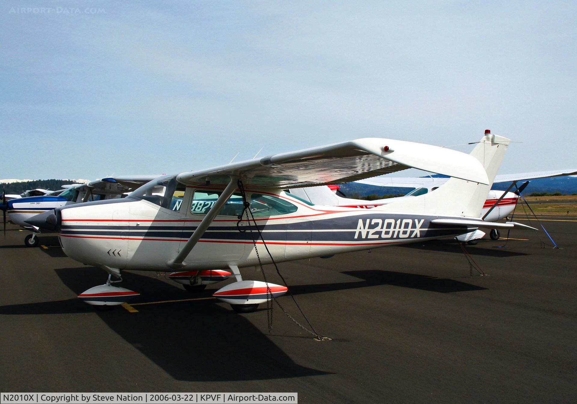N2010X, 1965 Cessna 182H Skylane C/N 18256110, Locally-based 1965 Cessna 182H @ Placerville, CA