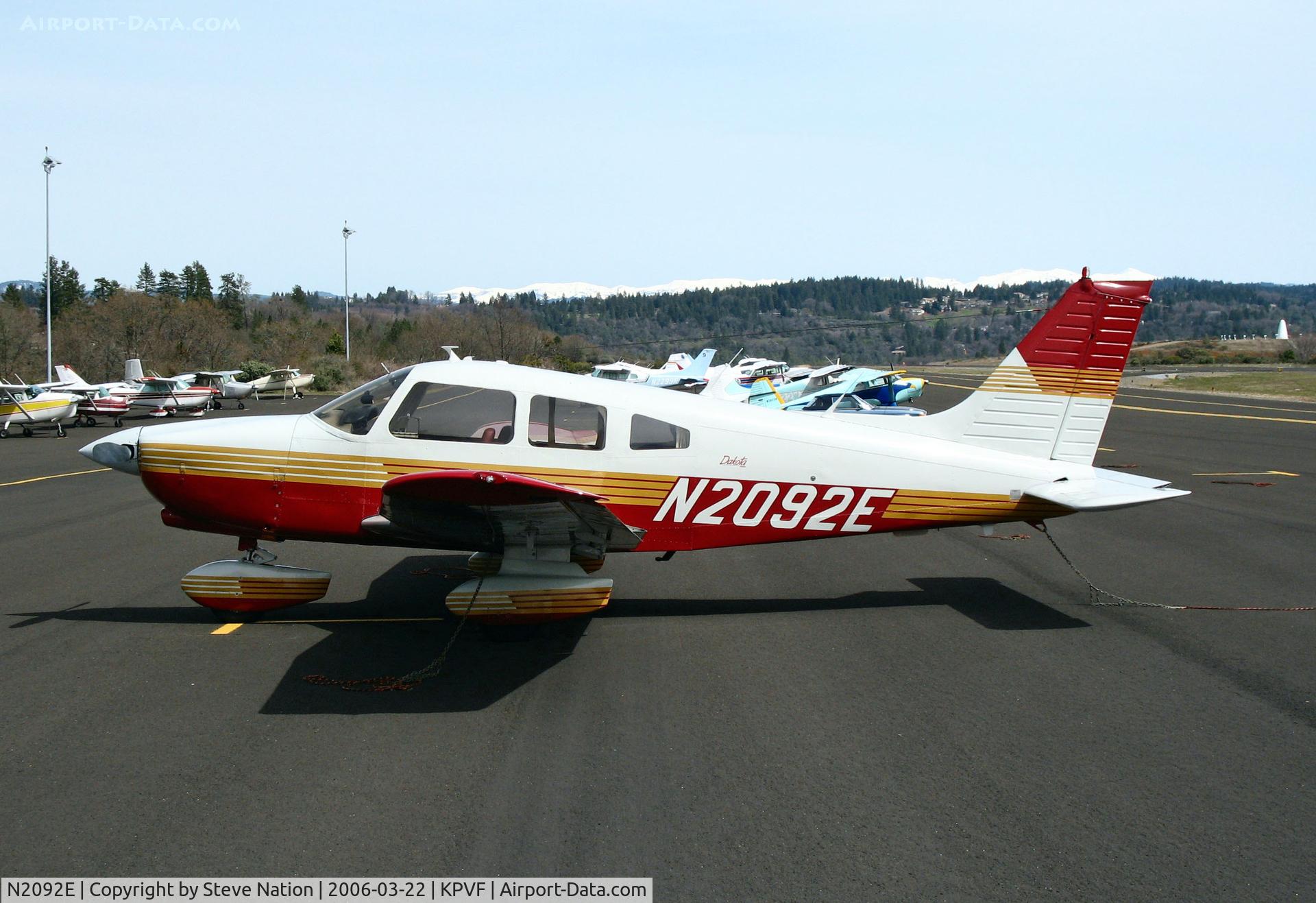 N2092E, 1978 Piper PA-28-236 Dakota C/N 28-7911043, Locally-based 1978 Piper PA-28-236 @ Placerville, CA