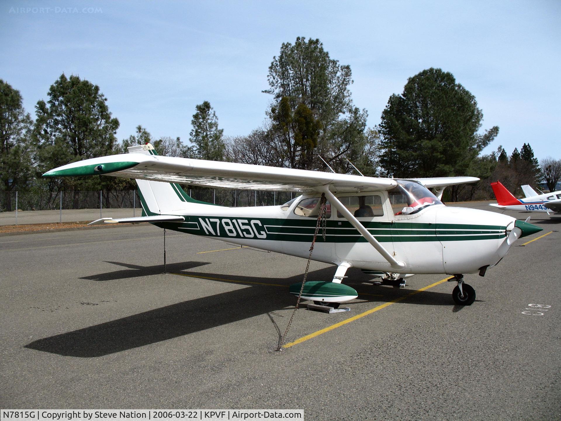 N7815G, 1970 Cessna 172L C/N 17259515, Locally-based 1970 Cessna 172L @ Placerville, CA