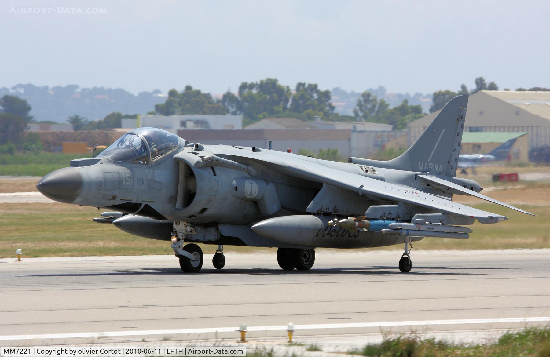 MM7221, McDonnell Douglas AV-8B Harrier II C/N 273/IT010, Hyeres Airshow 2010