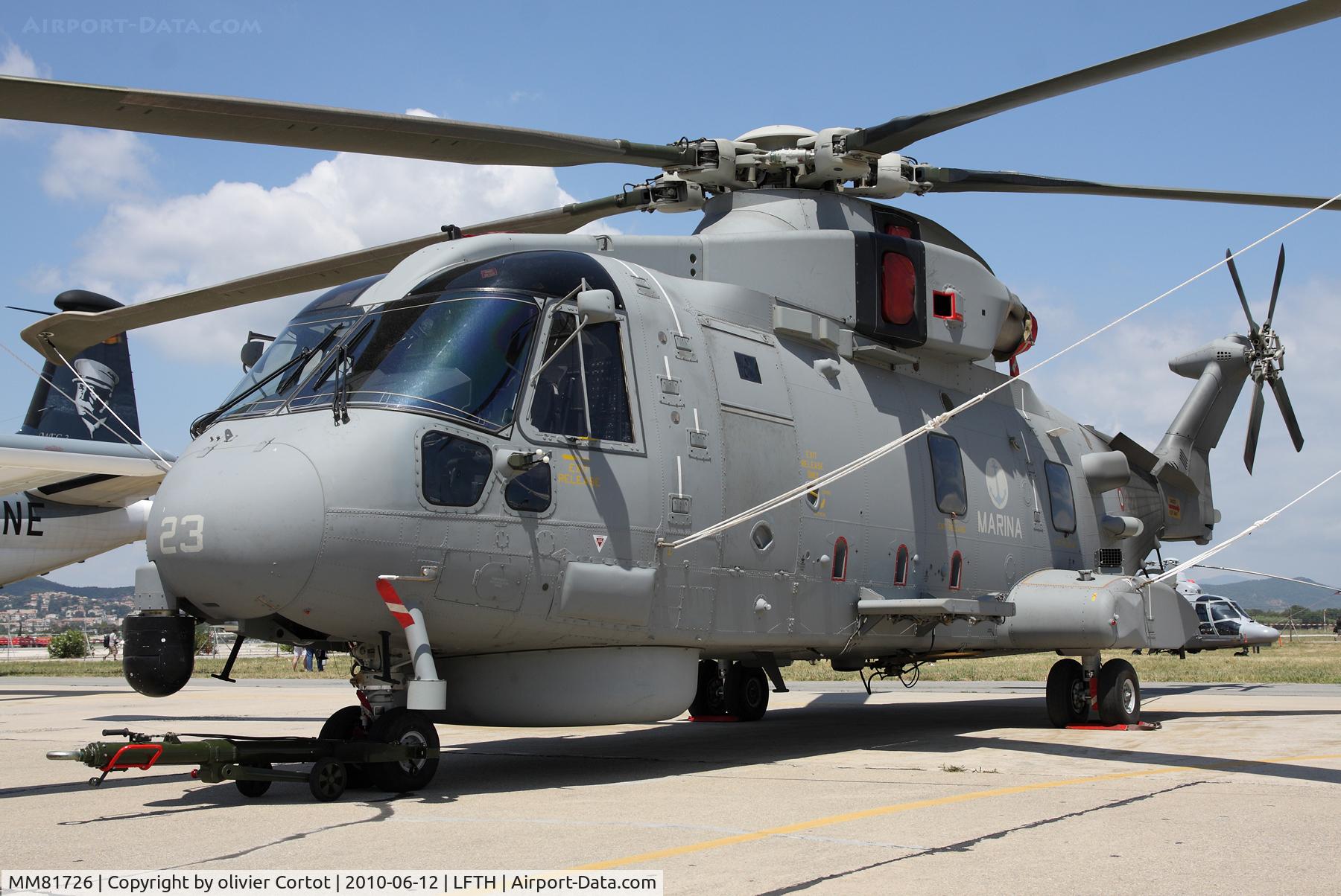 MM81726, EHI SH-101A (EH-101MP Mk110) C/N 50172, Hyeres Airshow 2010