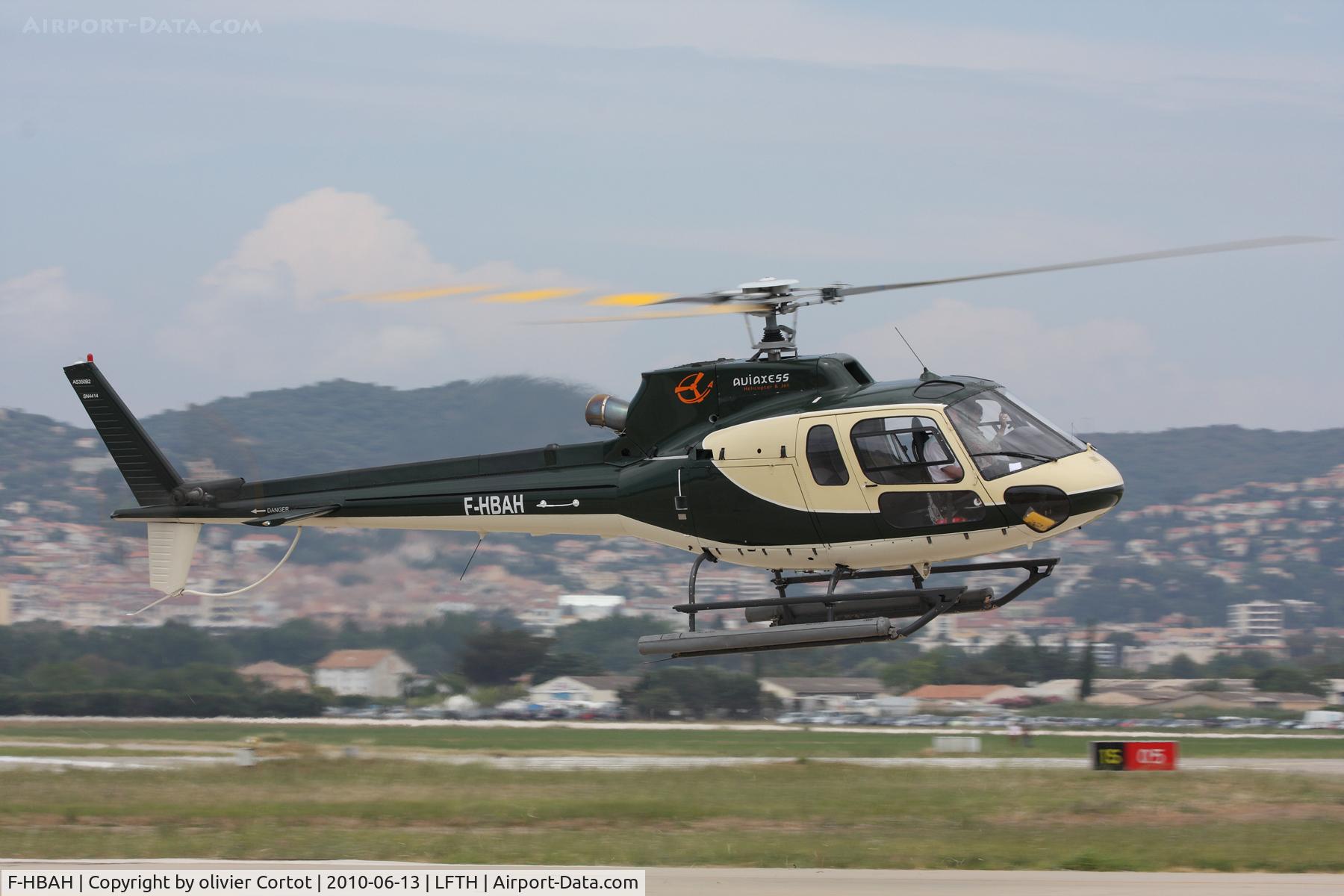 F-HBAH, Aerospatiale AS-350B-2 Ecureuil C/N 4414, Hyeres Airshow 2010
