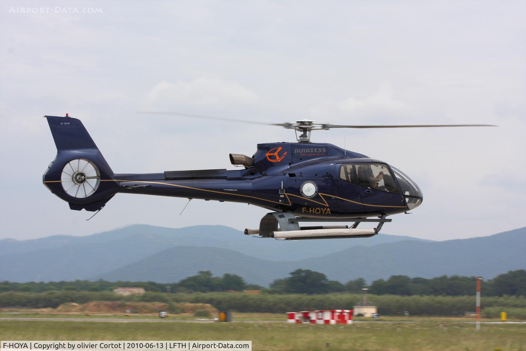F-HOYA, Eurocopter EC-130B-4 (AS-350B-4) C/N 4104, Hyeres Airshow 2010