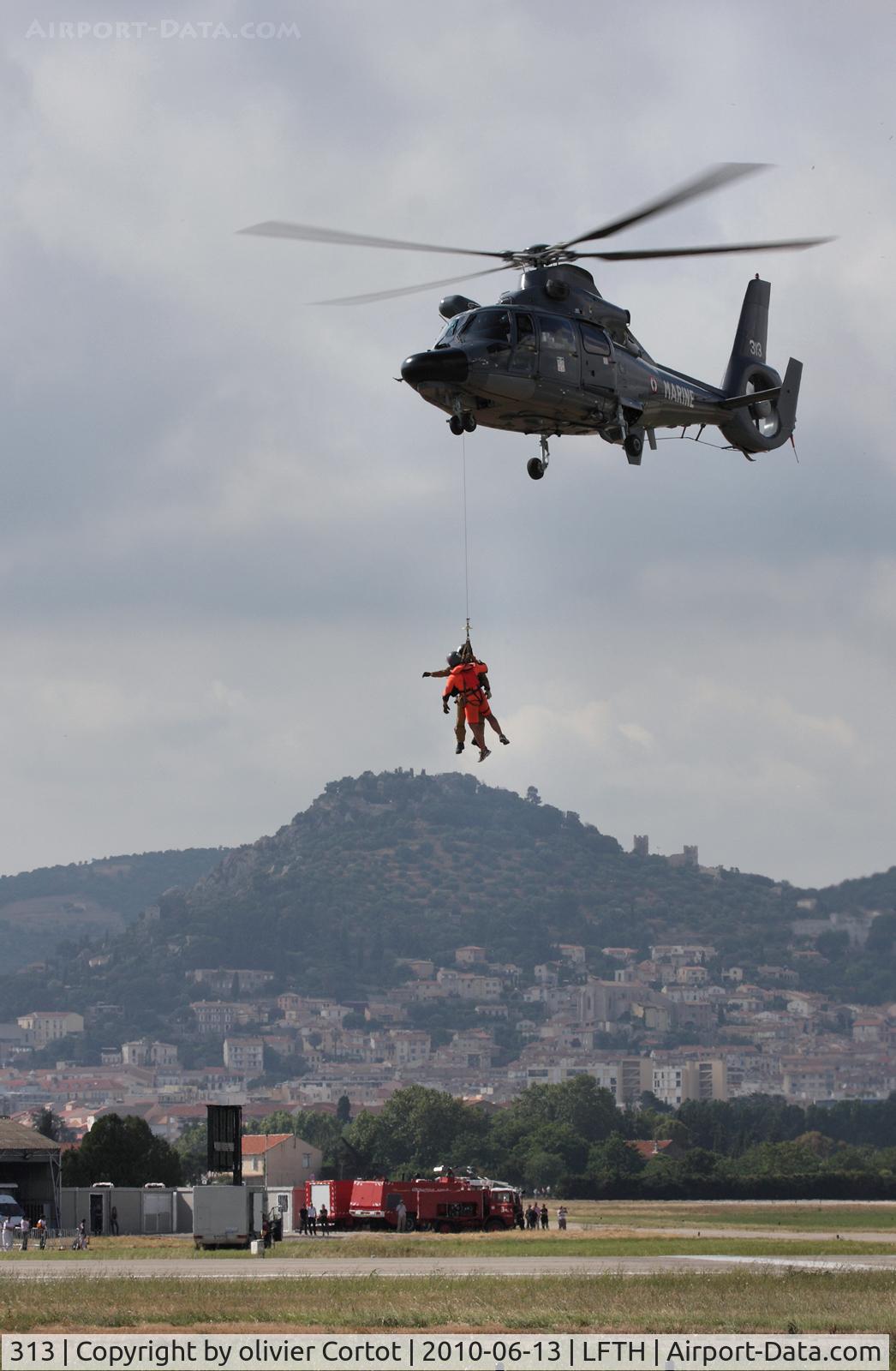 313, 1988 Aerospatiale SA-365F Dauphin C/N 6313, Hyeres Airshow 2010