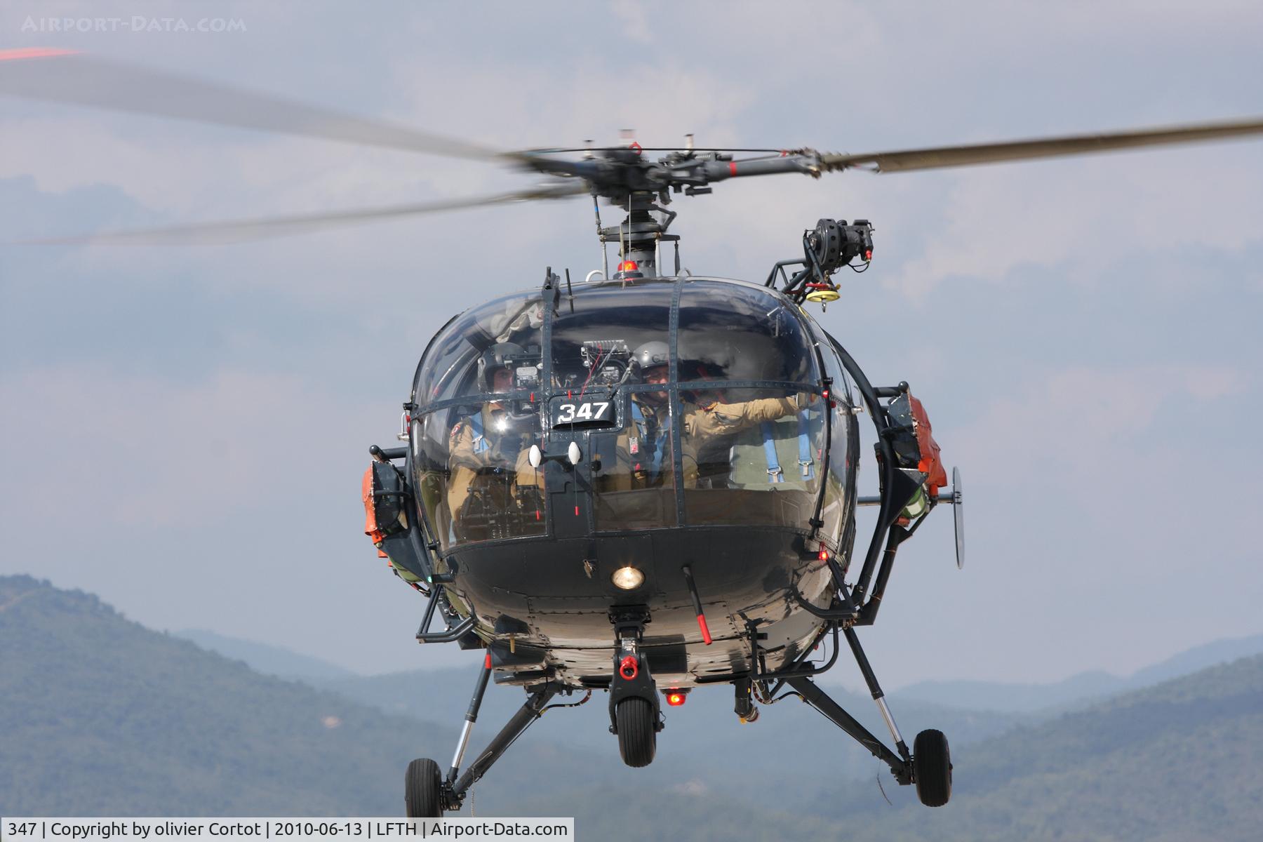 347, Sud Aviation SA-319B Alouette III C/N 2347, Hyeres Airshow 2010