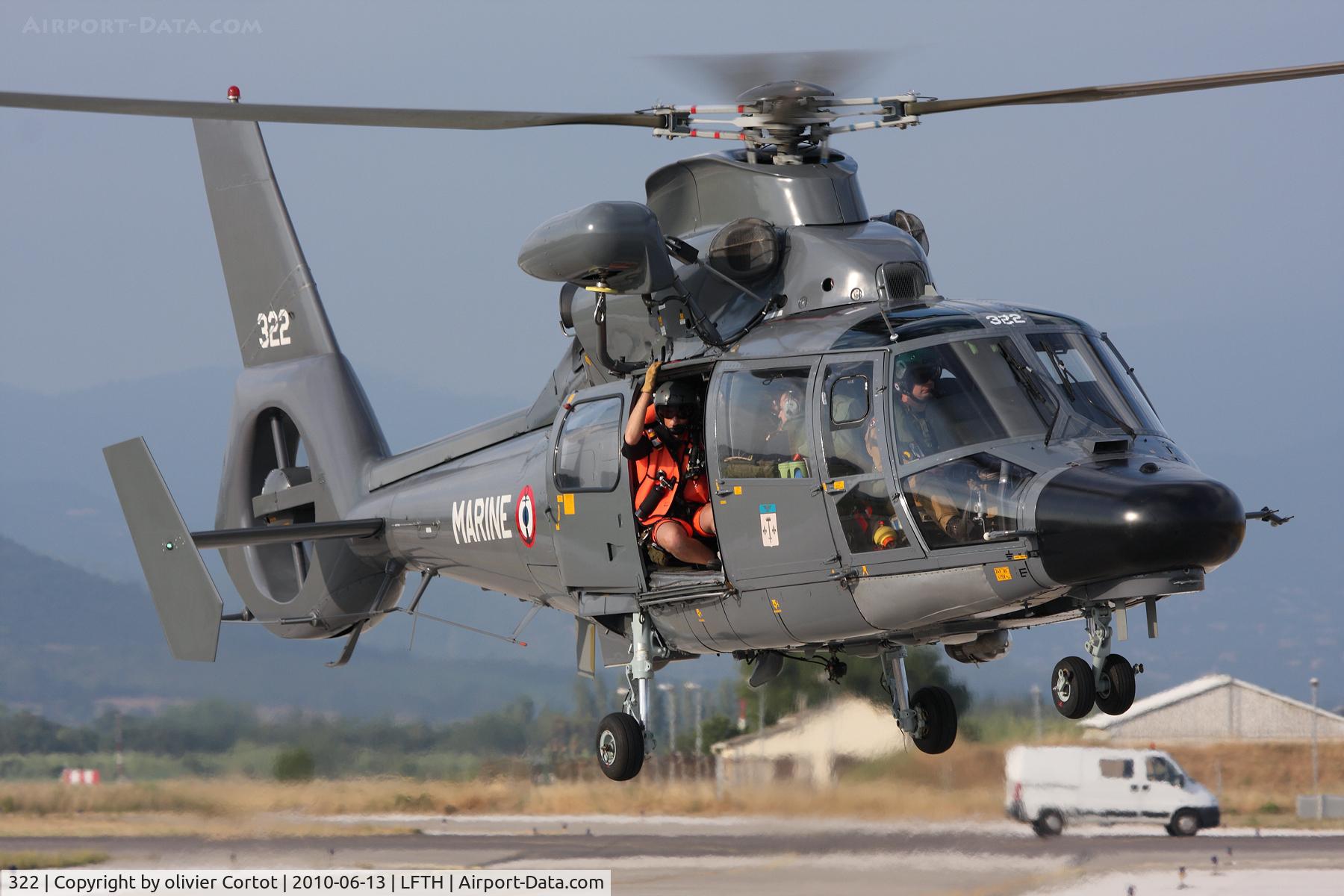 322, Aerospatiale SA-365F Dauphin C/N 6322, Hyeres Airshow 2010