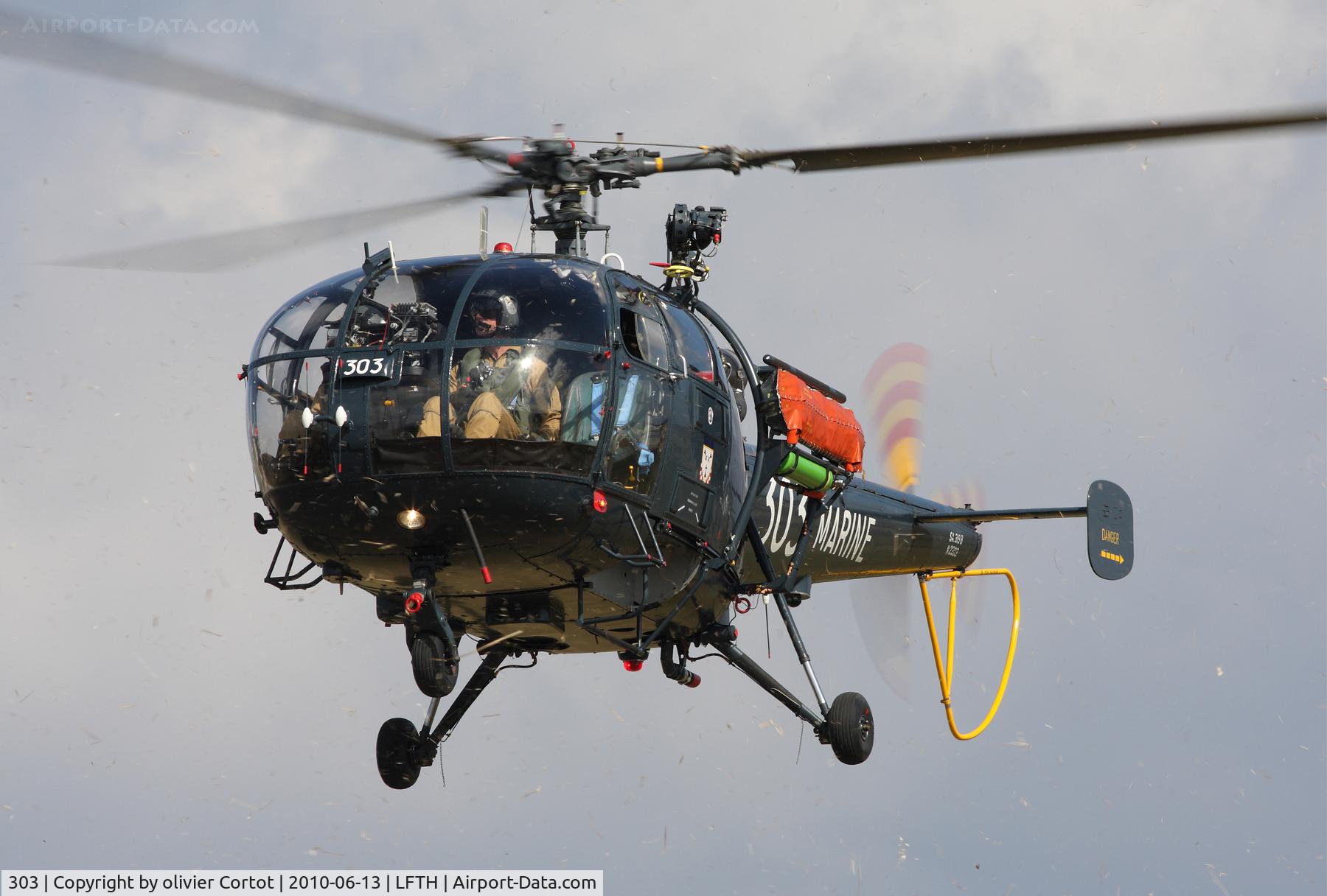 303, Sud Aviation SA-319B Alouette III C/N 2303, Hyeres Airshow 2010