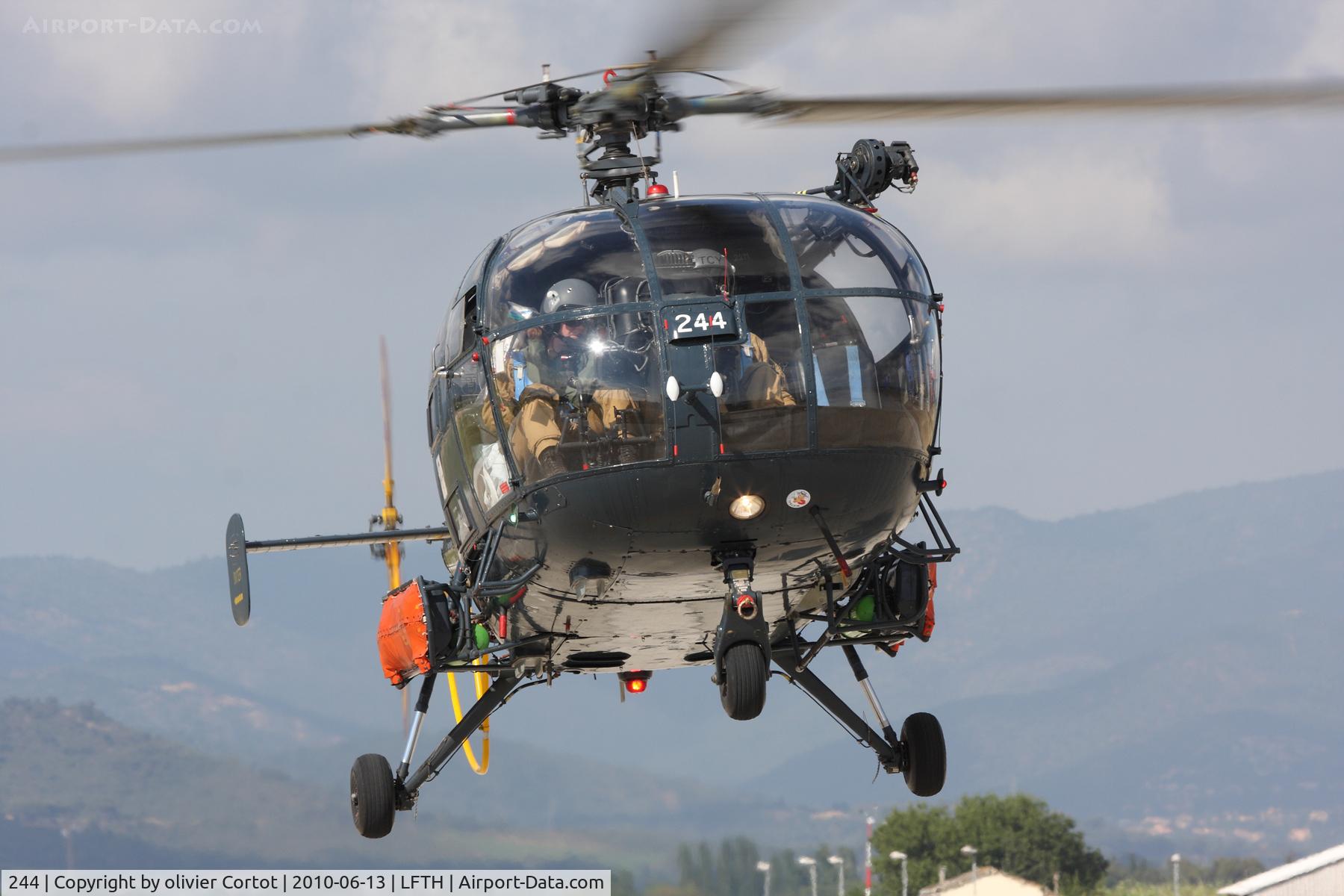 244, Sud SE-3160 Alouette III C/N 1244, Hyeres Airshow 2010