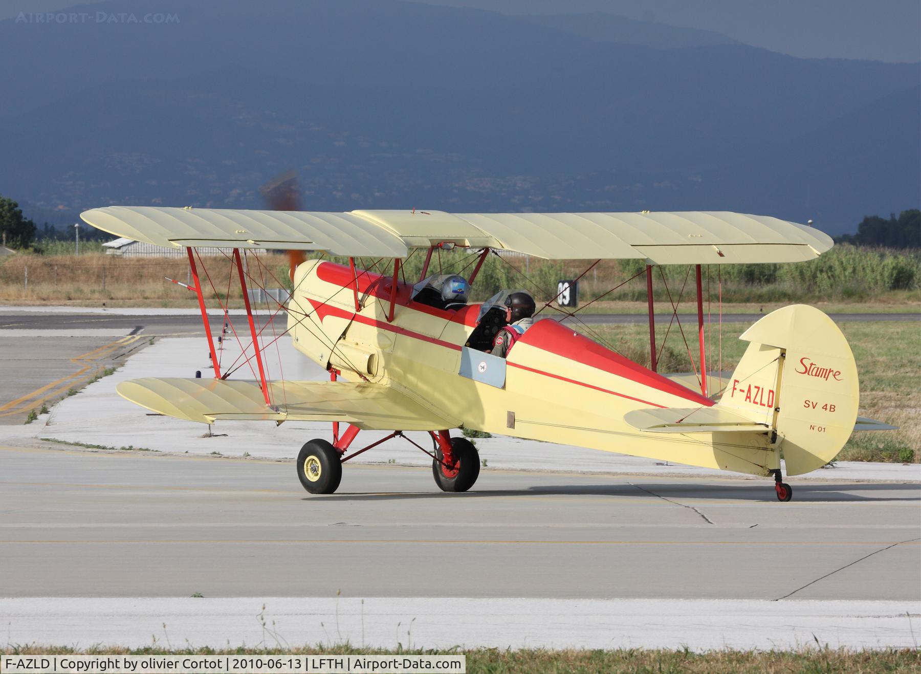 F-AZLD, Stampe-Vertongen SV-4B C/N 01-97, Hyeres Airshow 2010