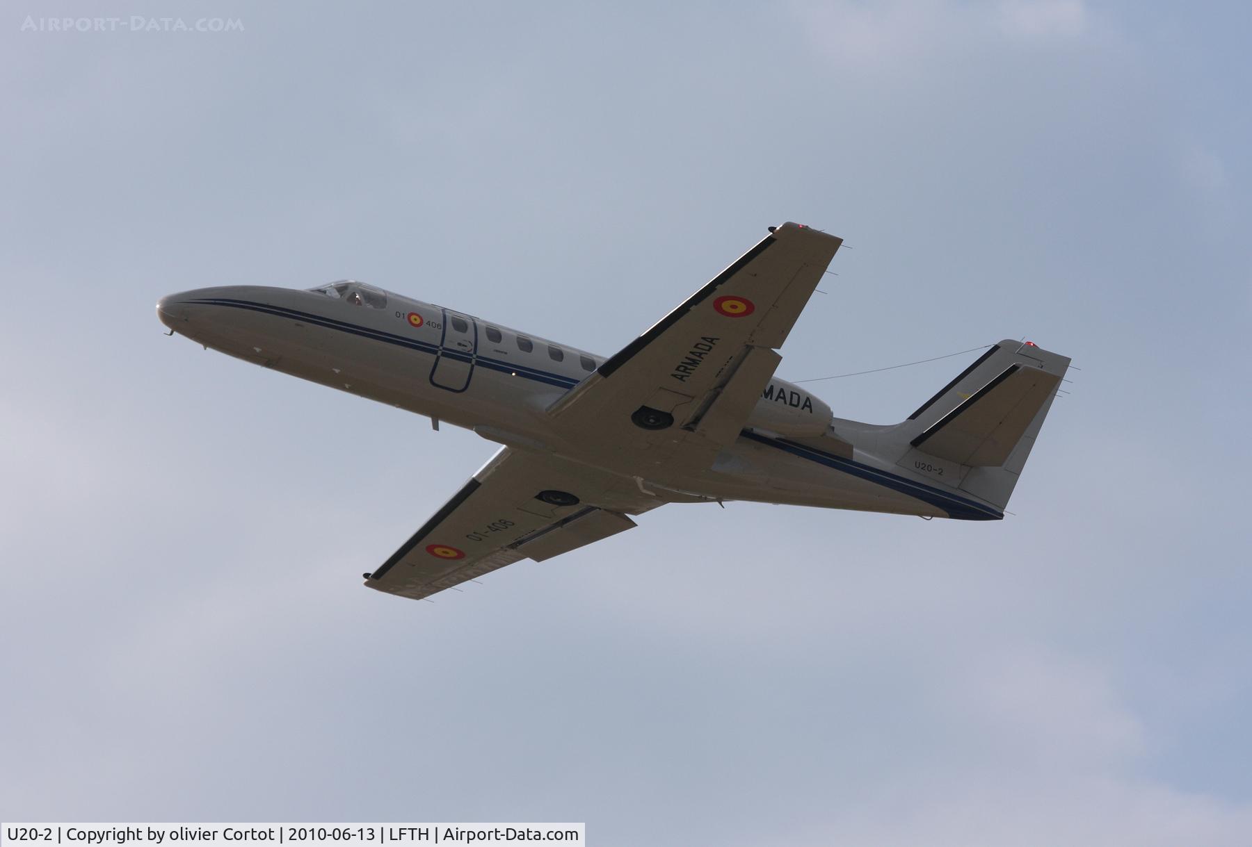 U20-2, 1982 Cessna 550 Citation Bravo C/N 550-0446, Hyeres Airshow 2010