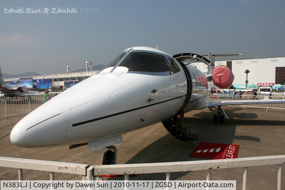 N383LJ, Learjet 60 C/N 60-383, zhuhai airshow 2010