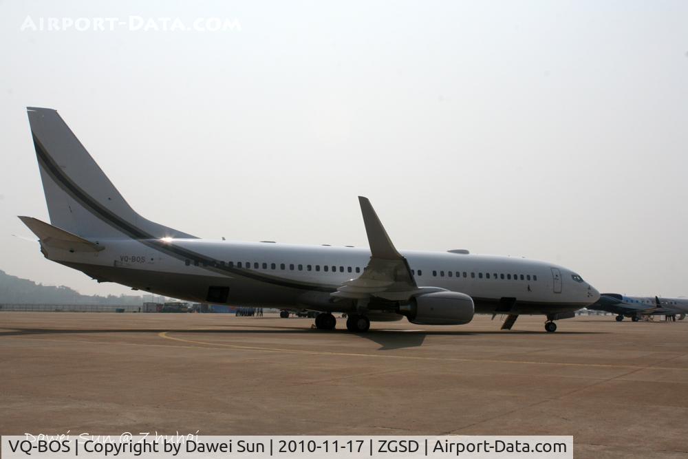 VQ-BOS, 2007 Boeing 737-8GQ C/N 35792, PRIVATE BOEING 737-800