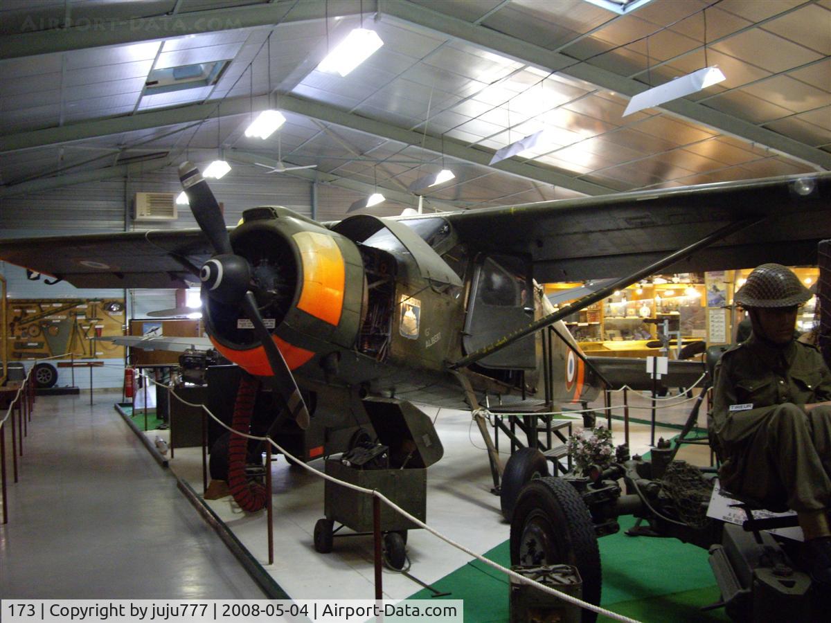 173, Max Holste MH-1521M Broussard C/N 224, on preservation at Warluis