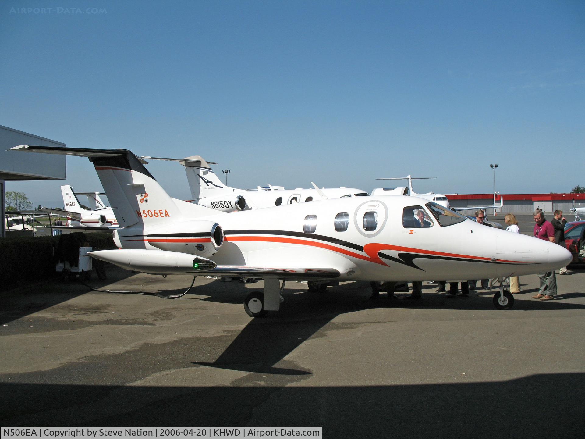 N506EA, 2005 Eclipse Aviation Corp EA500 C/N EX500-107, 2005 Eclipse EA500 demo aircraft @ Hayward, CA
