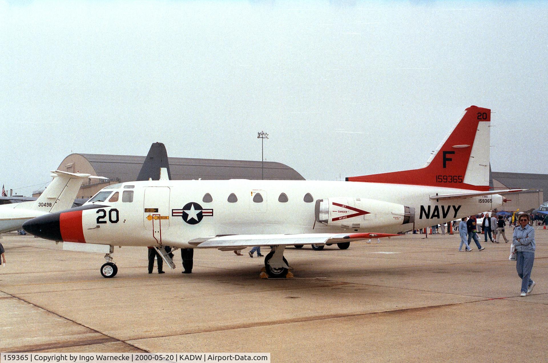 159365, North American Rockwell CT-39G Sabreliner C/N 306-70, North American Rockwell CT-39G Sabreliner of the US Navy at Andrews AFB during Armed Forces Day