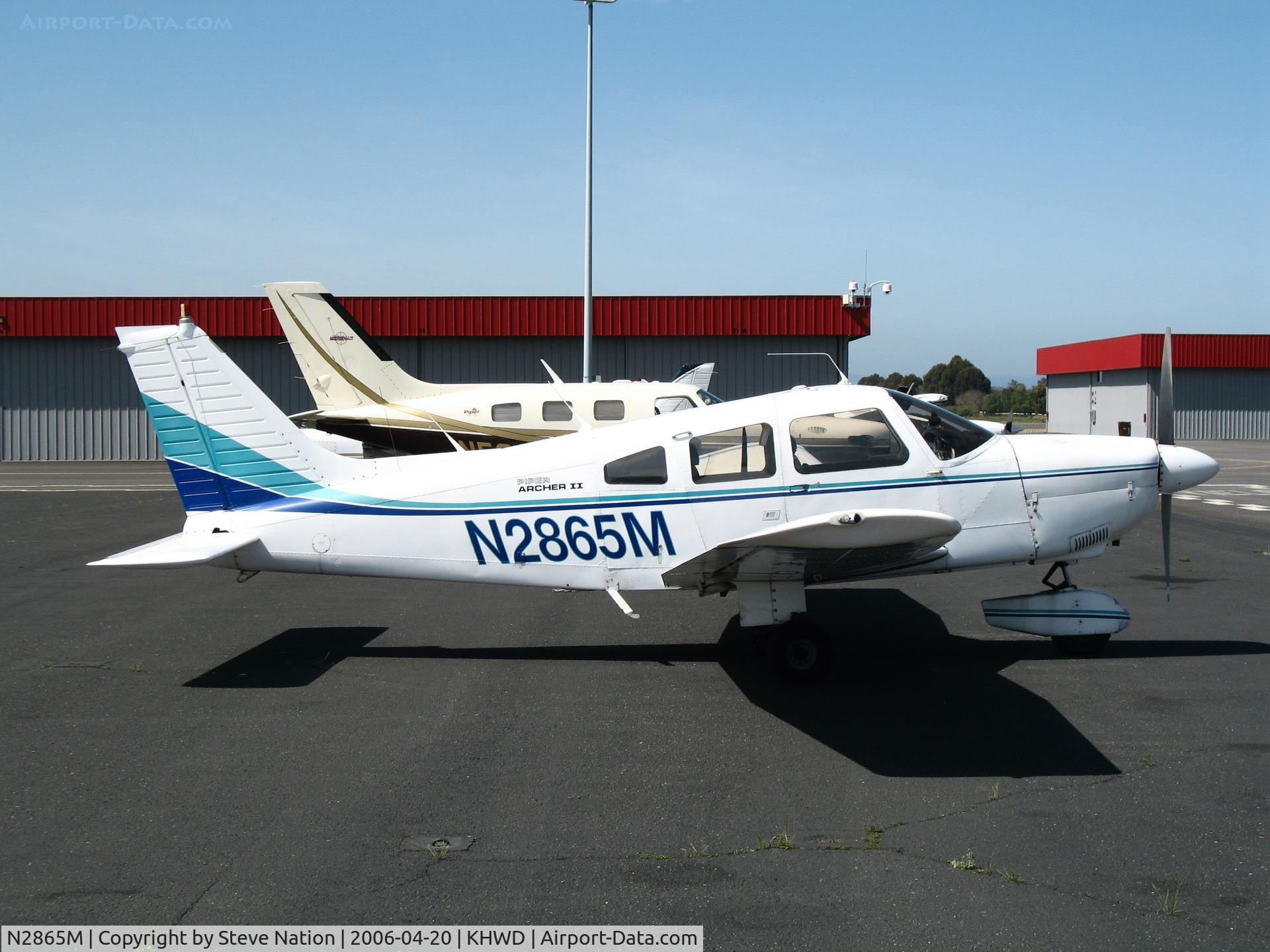 N2865M, 1977 Piper PA-28-181 C/N 28-7890274, 1977 Piper PA-28-181 @ Hayward, CA