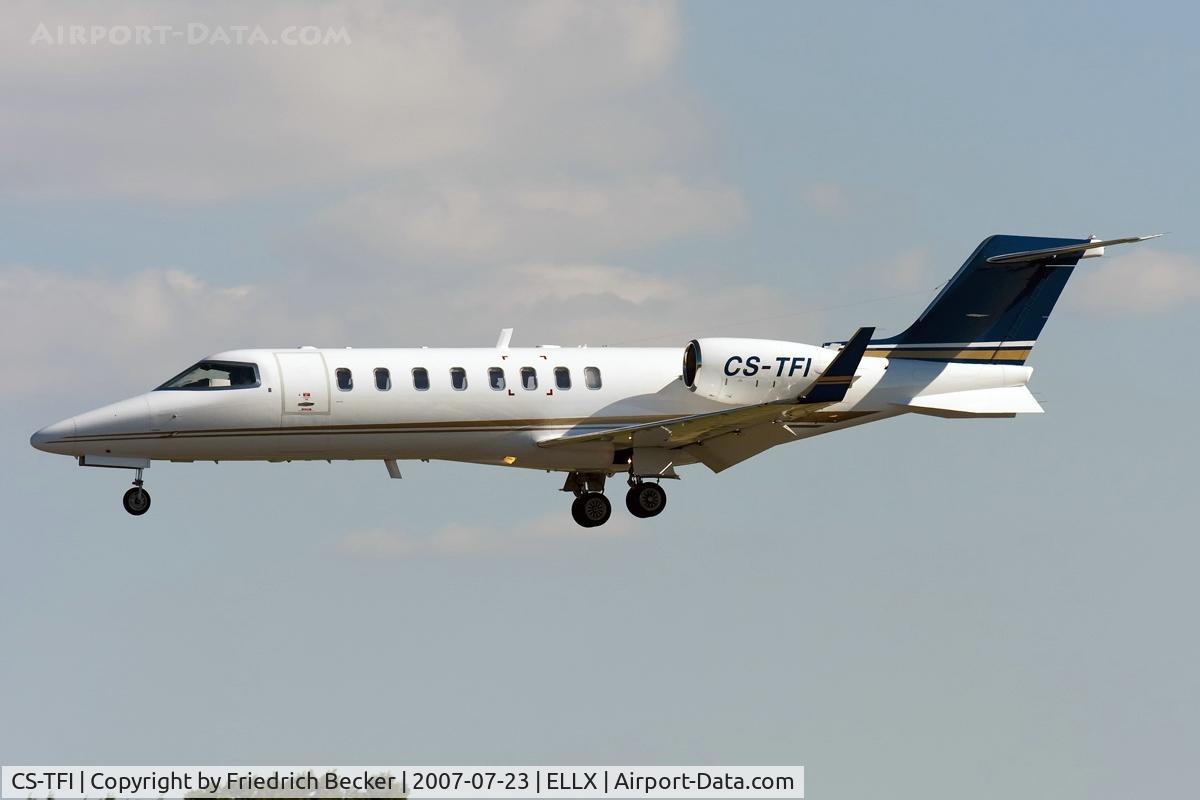CS-TFI, 1999 Learjet 45 C/N 45-021, on final RW06