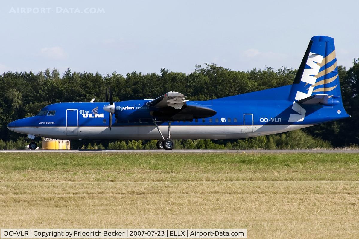 OO-VLR, 1988 Fokker 50 C/N 20121, departure via RW06