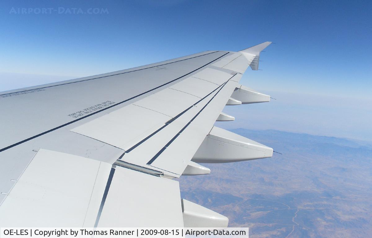 OE-LES, 2008 Airbus A321-211 C/N 3504, Niki Airbus A321 over Morocco