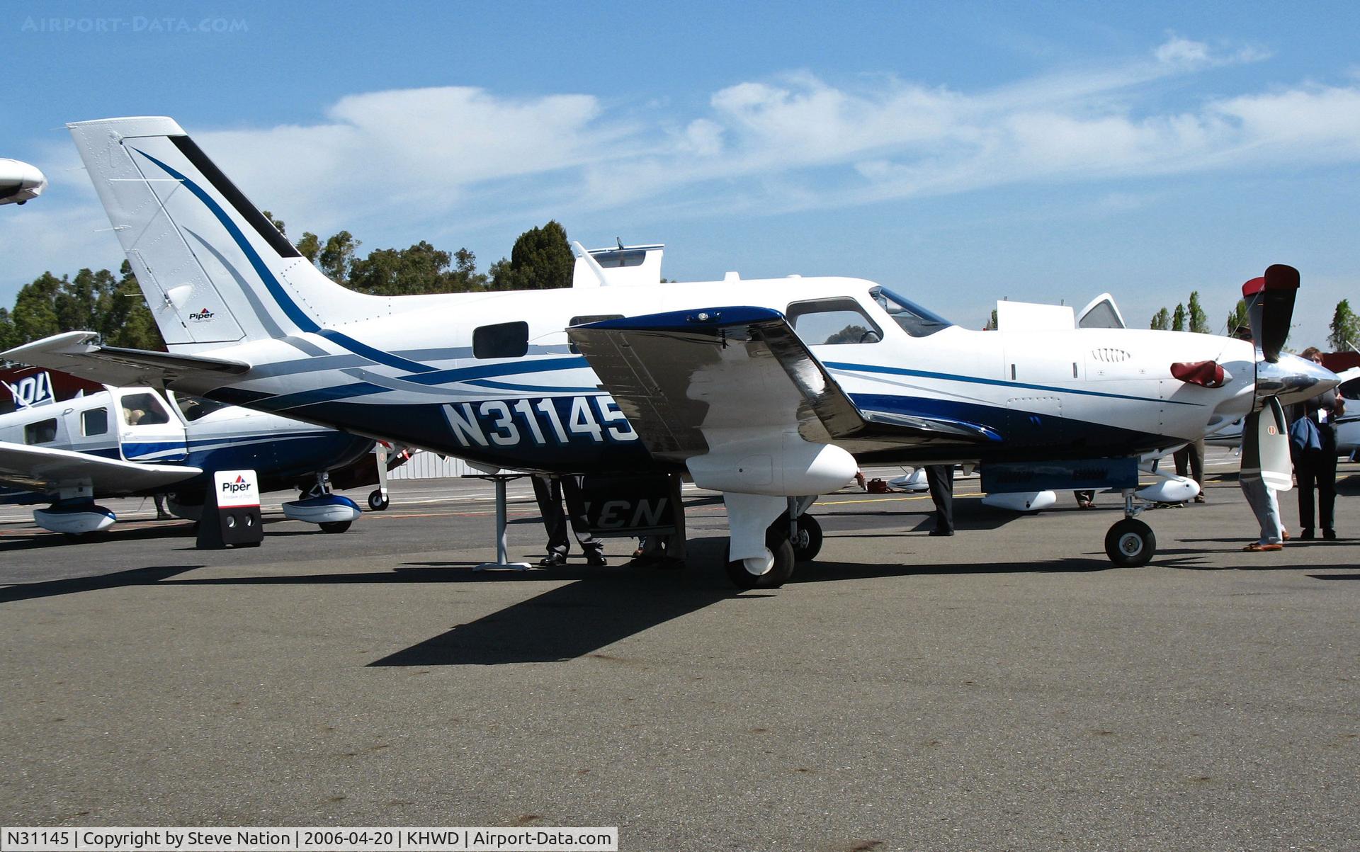 N31145, 2005 Piper PA-46-500TP C/N 4697215, 2005 Piper PA46-500TP demo  @ Hayward, CA