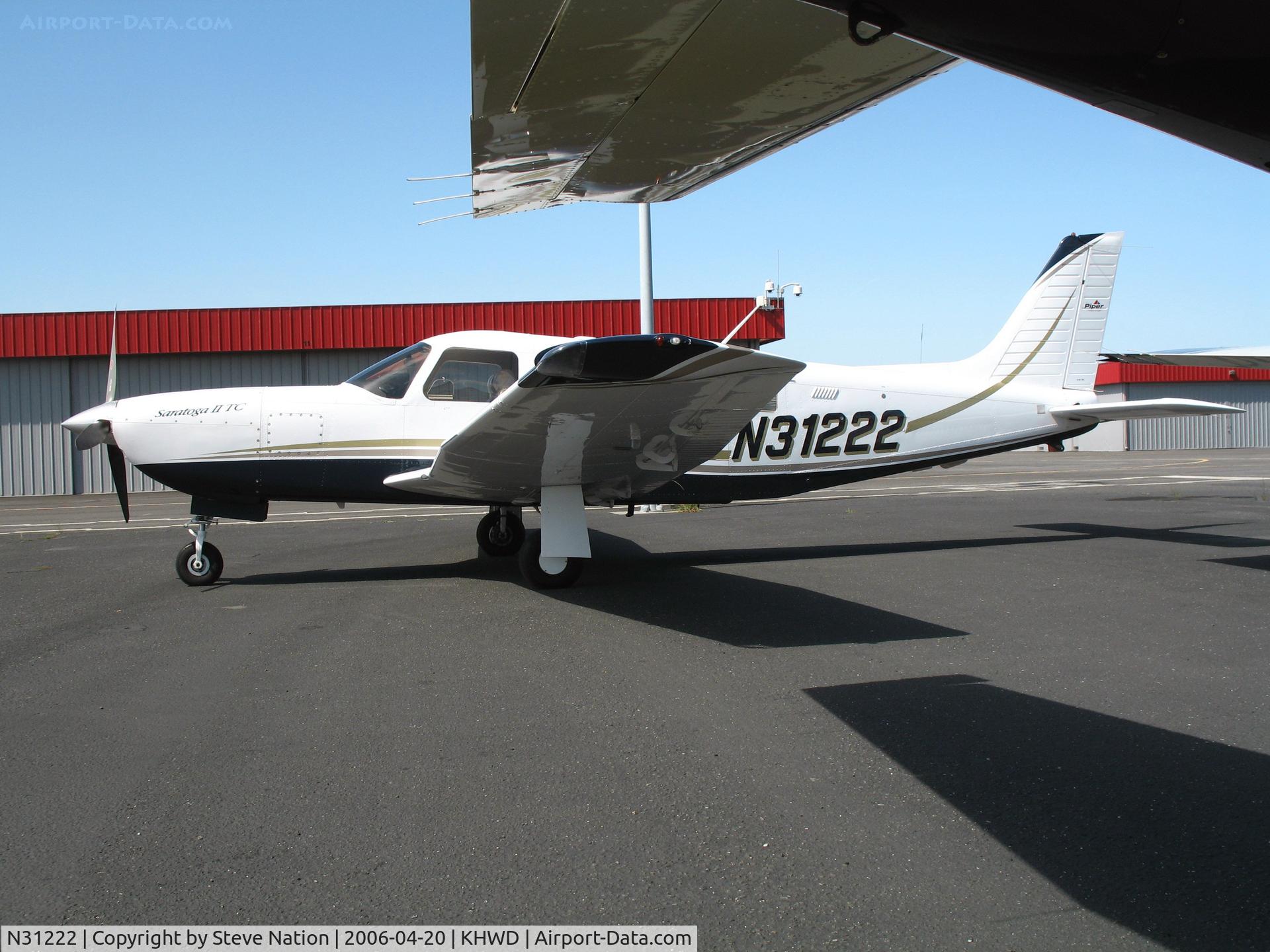 N31222, 2004 Piper PA-32R-301T Turbo Saratoga C/N 3257354, 2004 Piper PA-32R-301T parked @ Hayward, CA