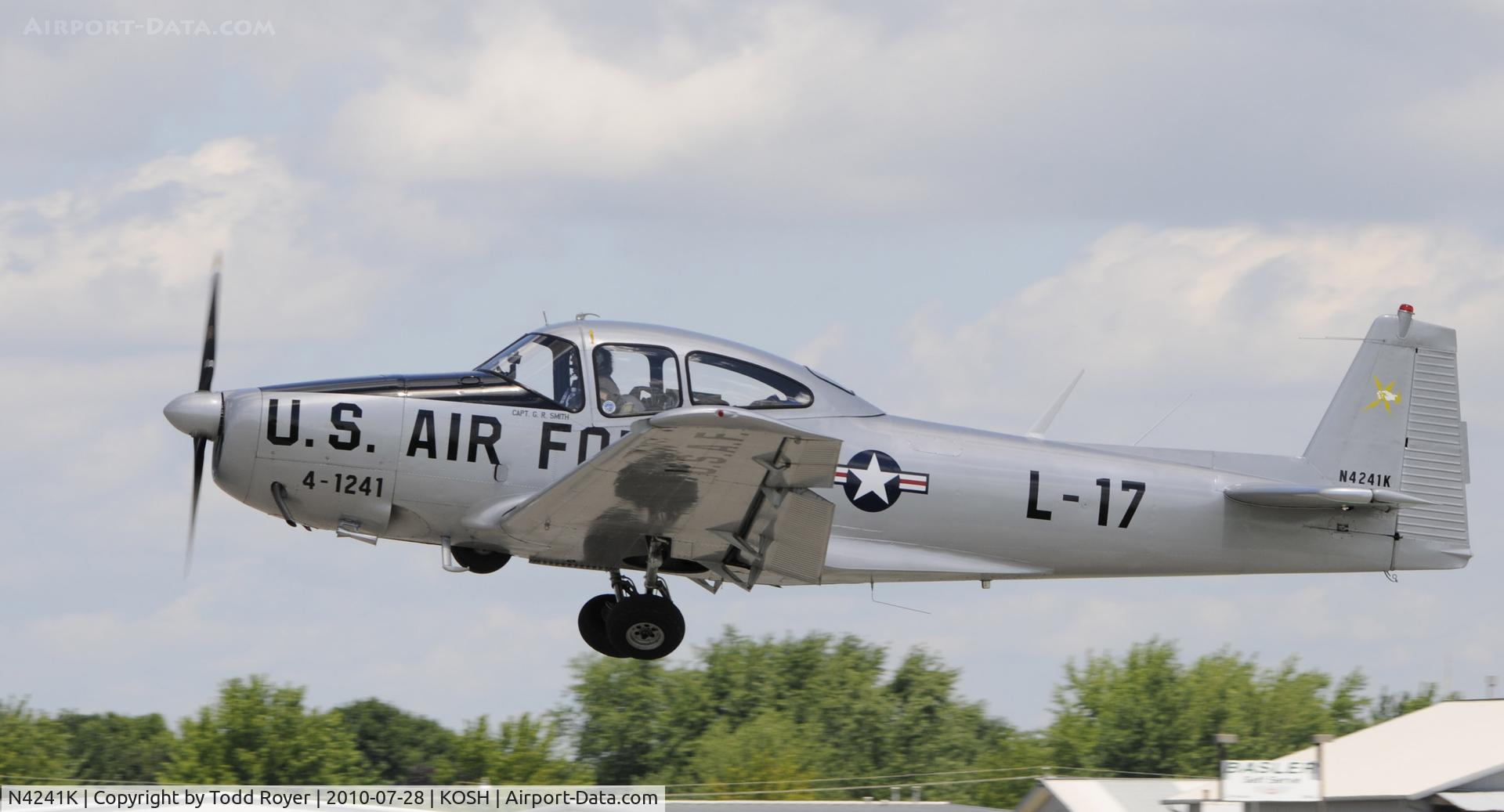 N4241K, 1948 Ryan Navion A C/N NAV-4-1241, EAA Airventure 2010