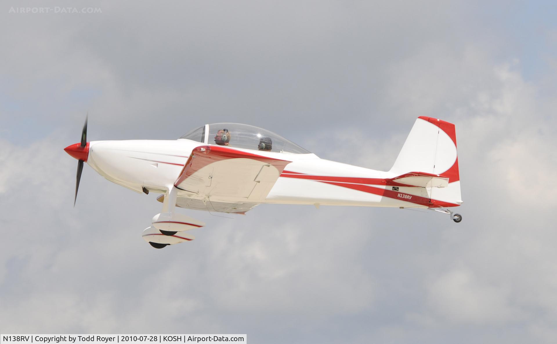 N138RV, Vans RV-8 C/N 82024, EAA Airventure 2010