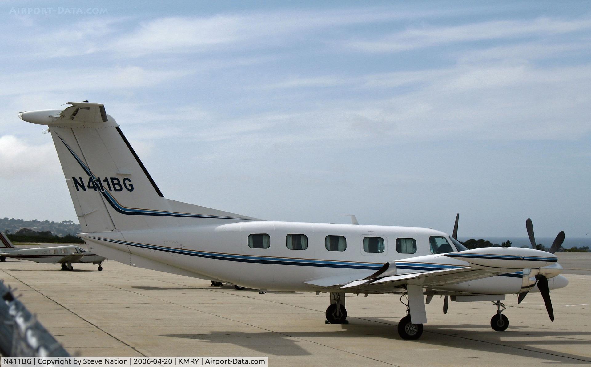 N411BG, 1984 Piper PA-42-1000 Cheyenne IV C/N 42-5527004, 1984 Piper PA-42-1000 @ Monterey Penisula Airport, CA