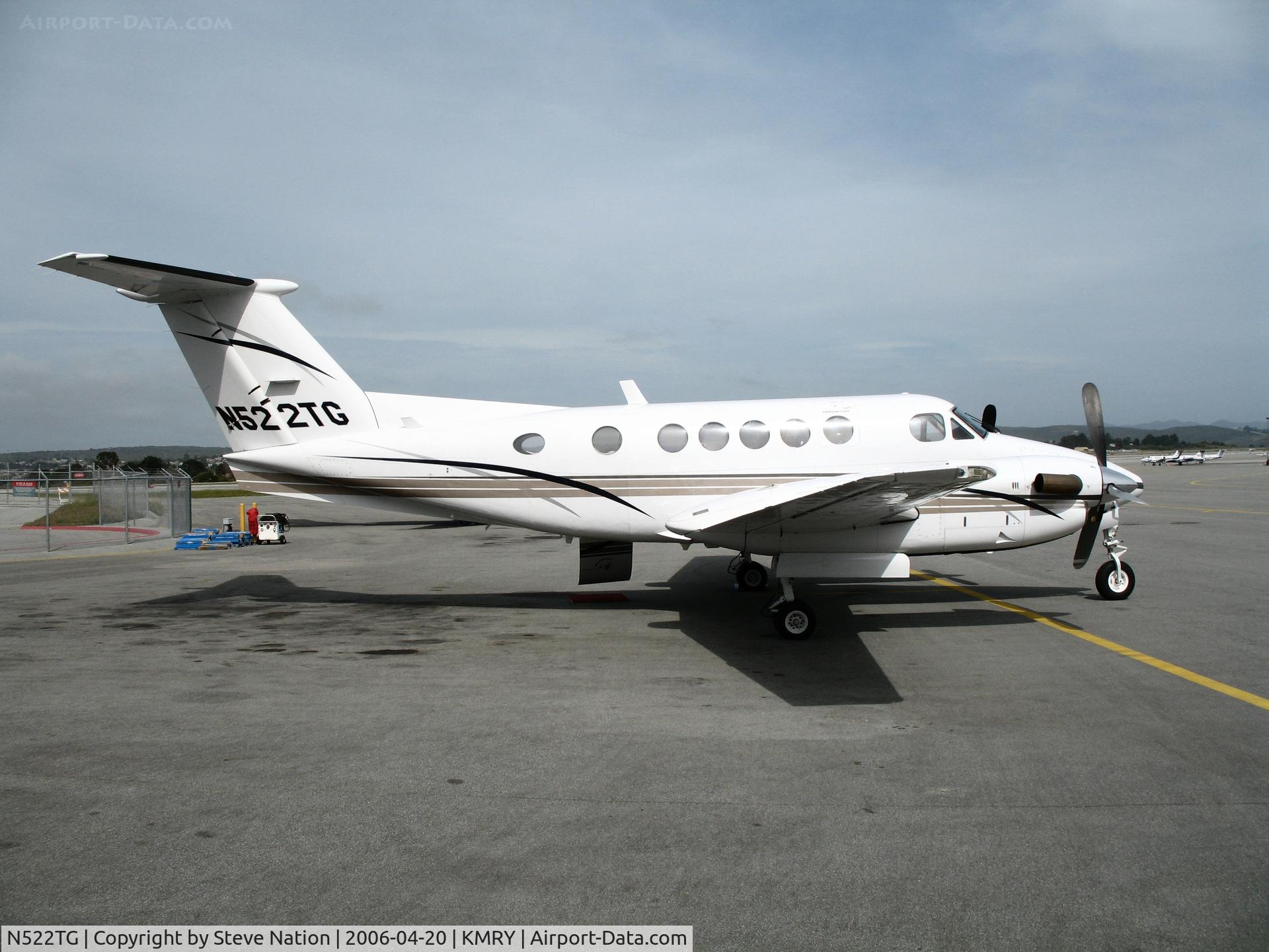 N522TG, 1980 Beech 200 C/N BB-727, Blue Yonder Holdings 1980 Beech 200 King Air @ Monterey Penisula Airport, CA (canceled March 3, 2008 - exported to Bahamas)
