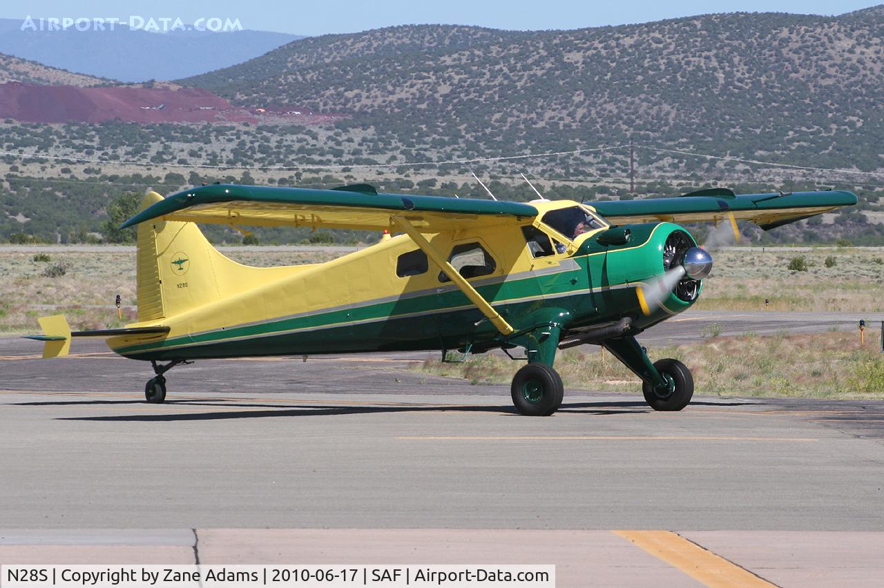 N28S, 1955 De Havilland Canada DHC-2 Beaver Mk.I (L20A) C/N 855, At Santa Fe Municipal Airport - Santa Fe, NM 
Harrison Ford arriving in his Beaver!