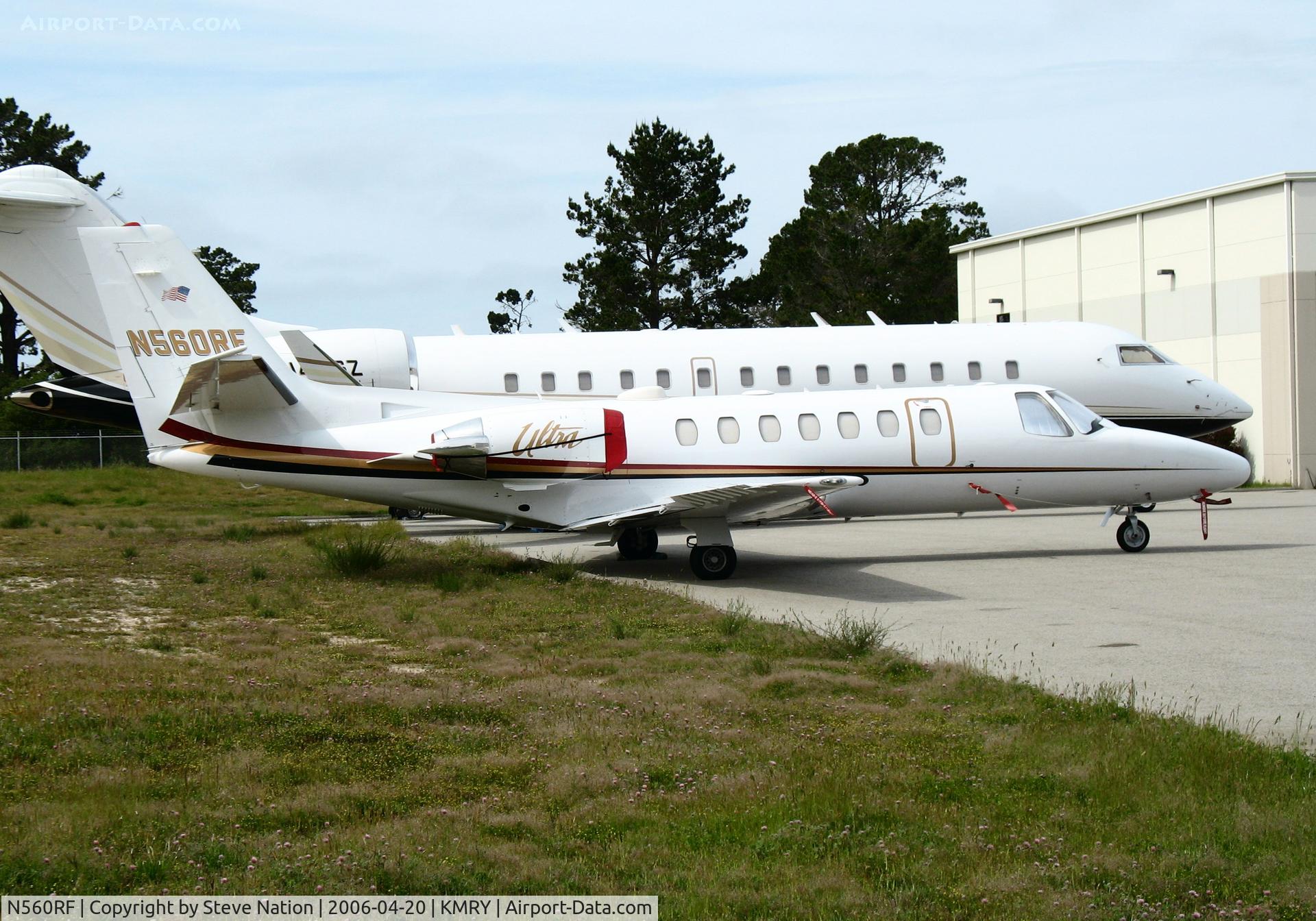 N560RF, 1996 Cessna 560 Citation Ultra C/N 560-0379, 1996 Cessna 560 Ultra @ Monterey Penisula Airport, CA