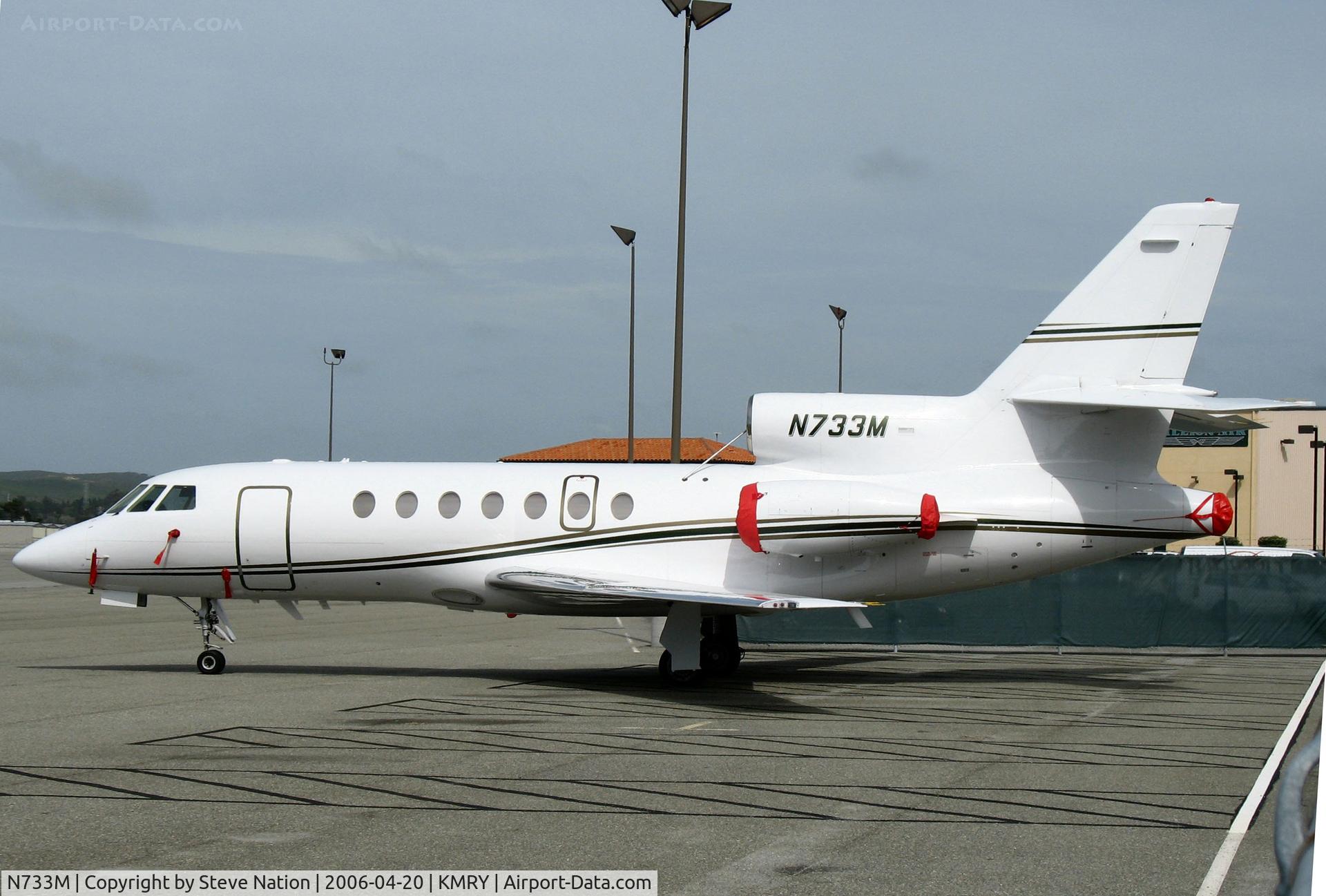 N733M, 2005 Dassault Mystere Falcon 50 C/N 343, 2005 Dassault Falcon 50 @ Monterey Penisula Airport, CA