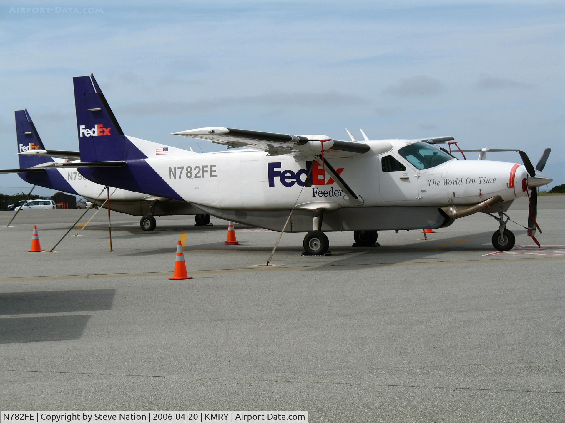 N782FE, 1991 Cessna 208B Super Cargomaster C/N 208B0280, FEDEX Feeder 1991 Cessna 208B @ Monterey Penisula Airport, CA