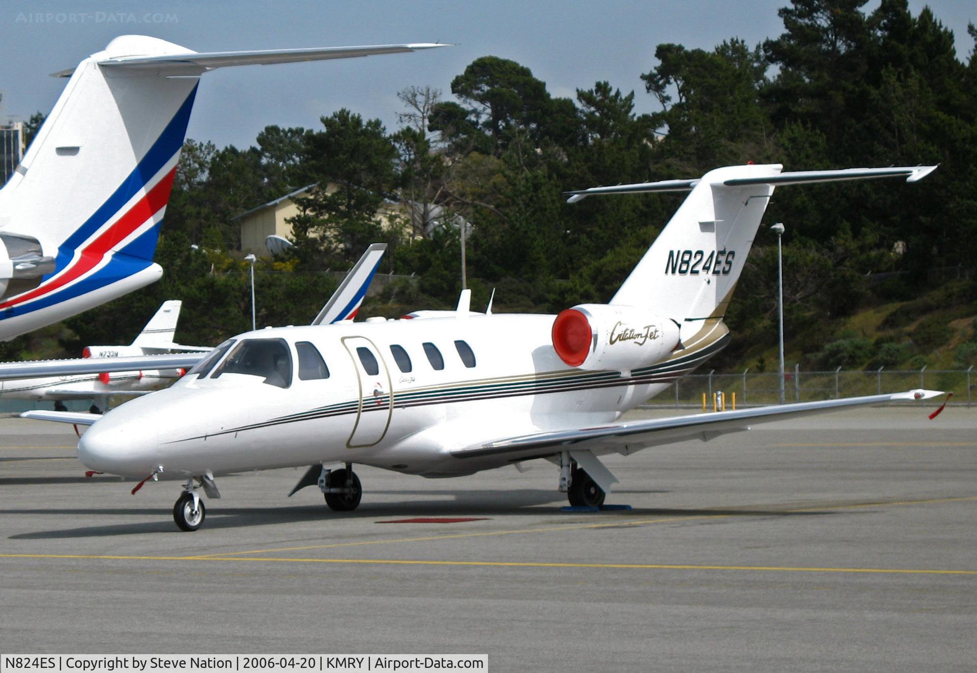 N824ES, 1994 Cessna 525 CitationJet CJ1 C/N 525-0066, 1994 Cessna 525 @ Monterey Penisula Airport, CA