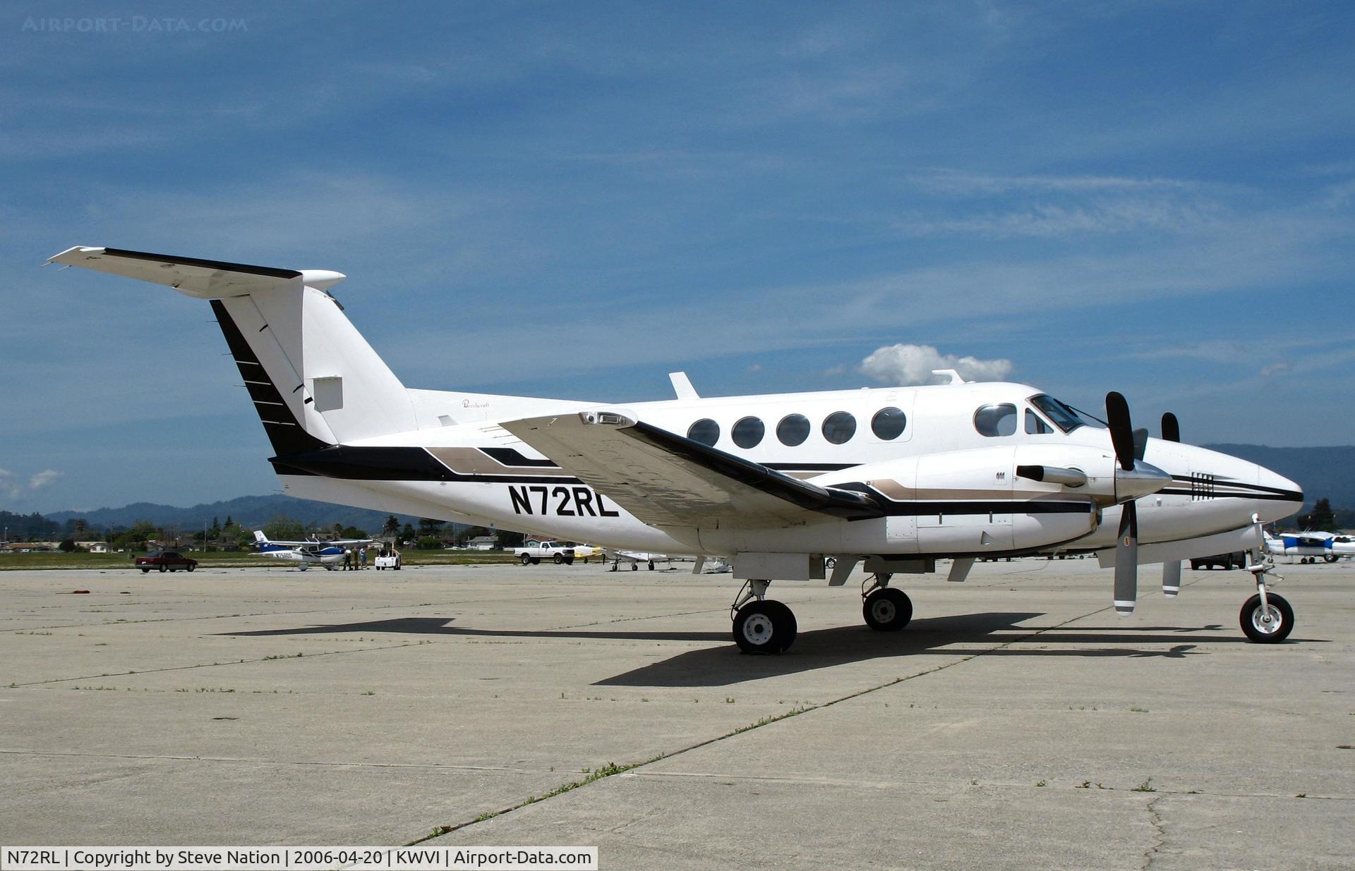 N72RL, 1979 Beech 200 C/N BB-509, Sharp 1979 Beech 200 King Air @ Watsonville, CA