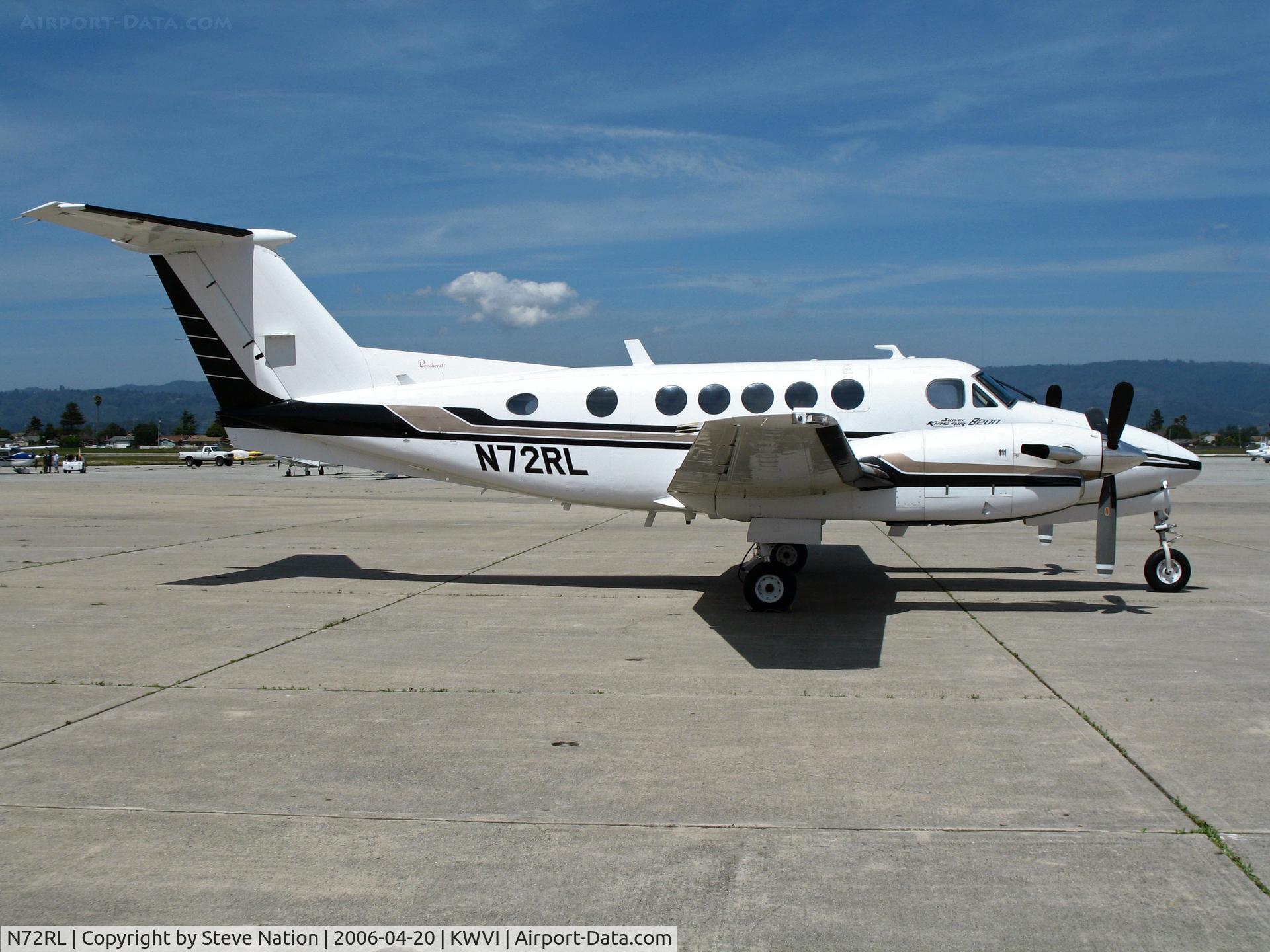 N72RL, 1979 Beech 200 C/N BB-509, Sharp 1979 Beech 200 King Air @ Watsonville, CA