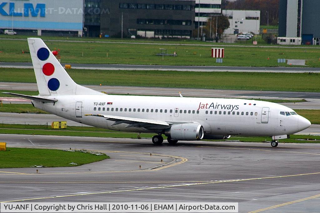YU-ANF, 1985 Boeing 737-3H9 C/N 23330/1136, JAT Airways