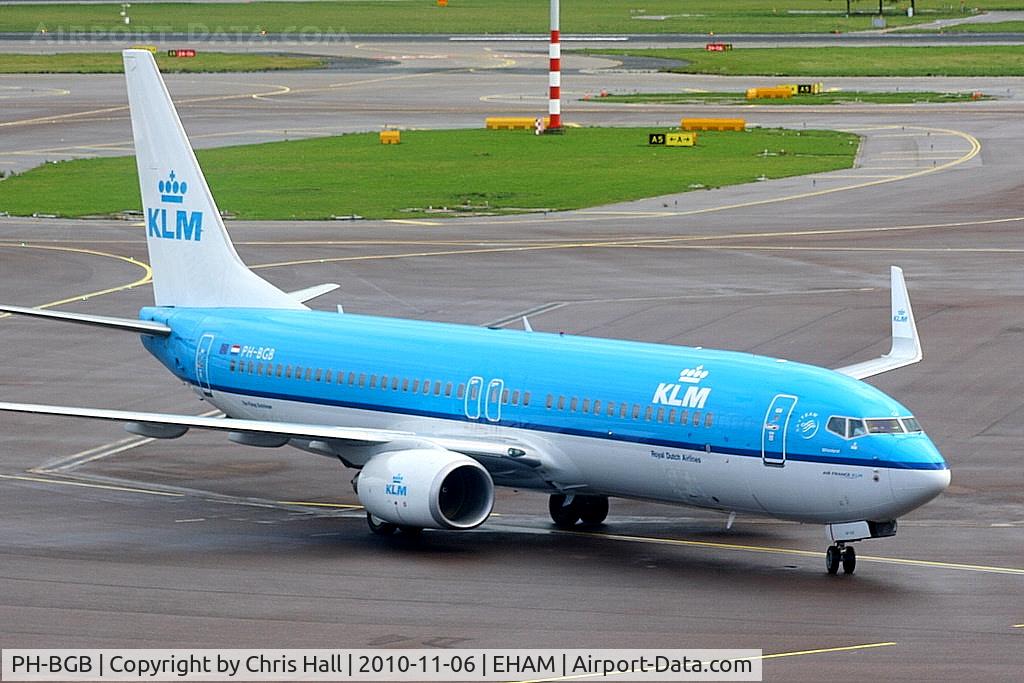 PH-BGB, 2008 Boeing 737-8K2 C/N 37594, KLM Royal Dutch Airlines
