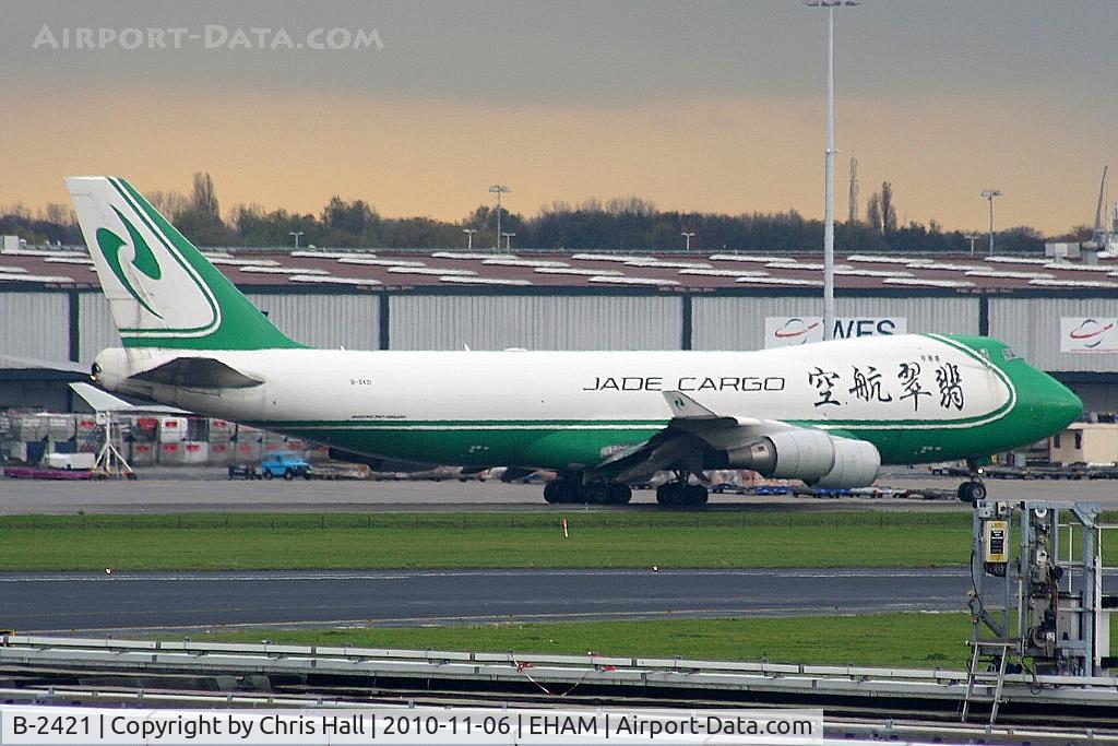 B-2421, 2007 Boeing 747-4EVF/ER/SCD C/N 35169, Jade Cargo International