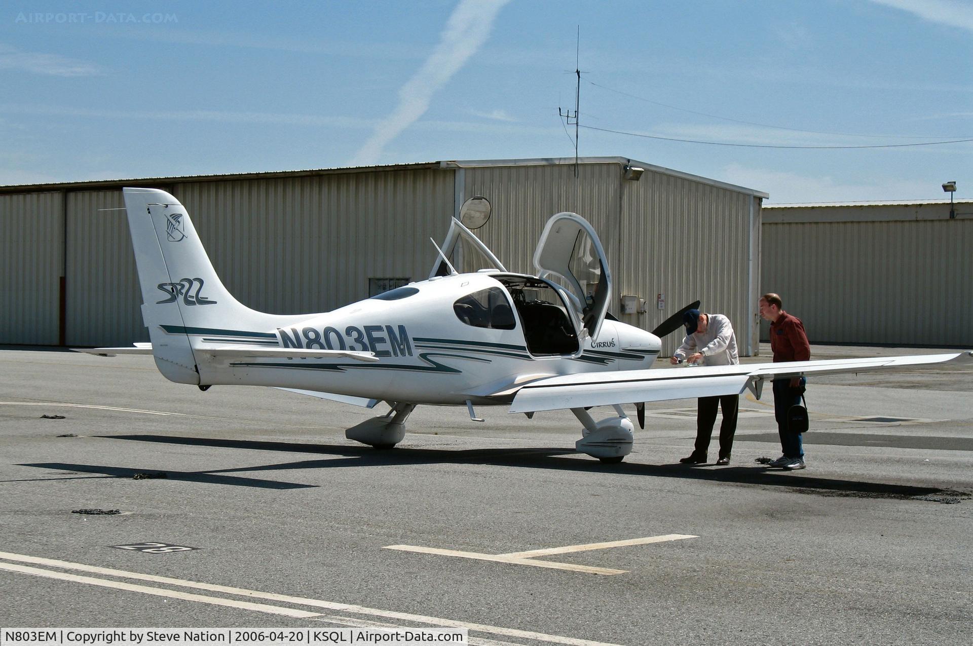 N803EM, 2003 Cirrus SR22 C/N 0457, 2003 Cirrus Design SR22 @ San Carlos, CA