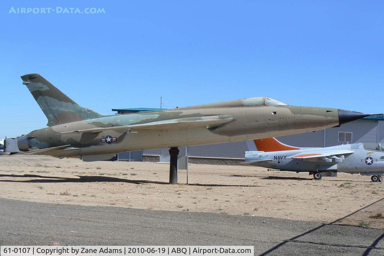 61-0107, 1961 Republic F-105D Thunderchief C/N D302, Displayed at the National Atomic Museum