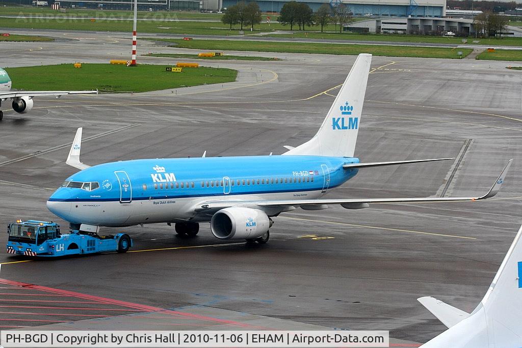 PH-BGD, 2008 Boeing 737-7K2 C/N 30366, KLM Royal Dutch Airlines